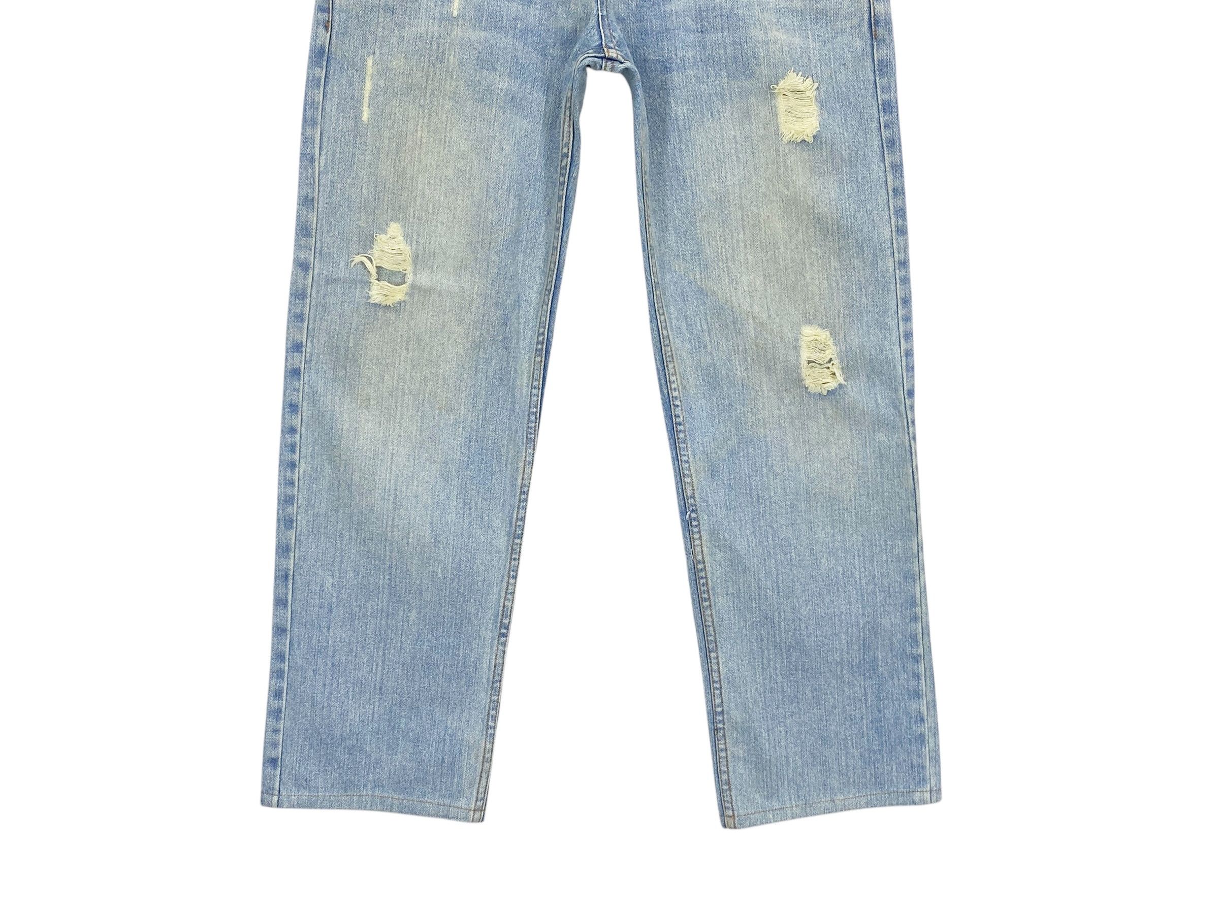 Japanese Brand Nylaus Double Waist Denim Goth Punk Jeans Size US 30 / EU 46 - 4 Thumbnail