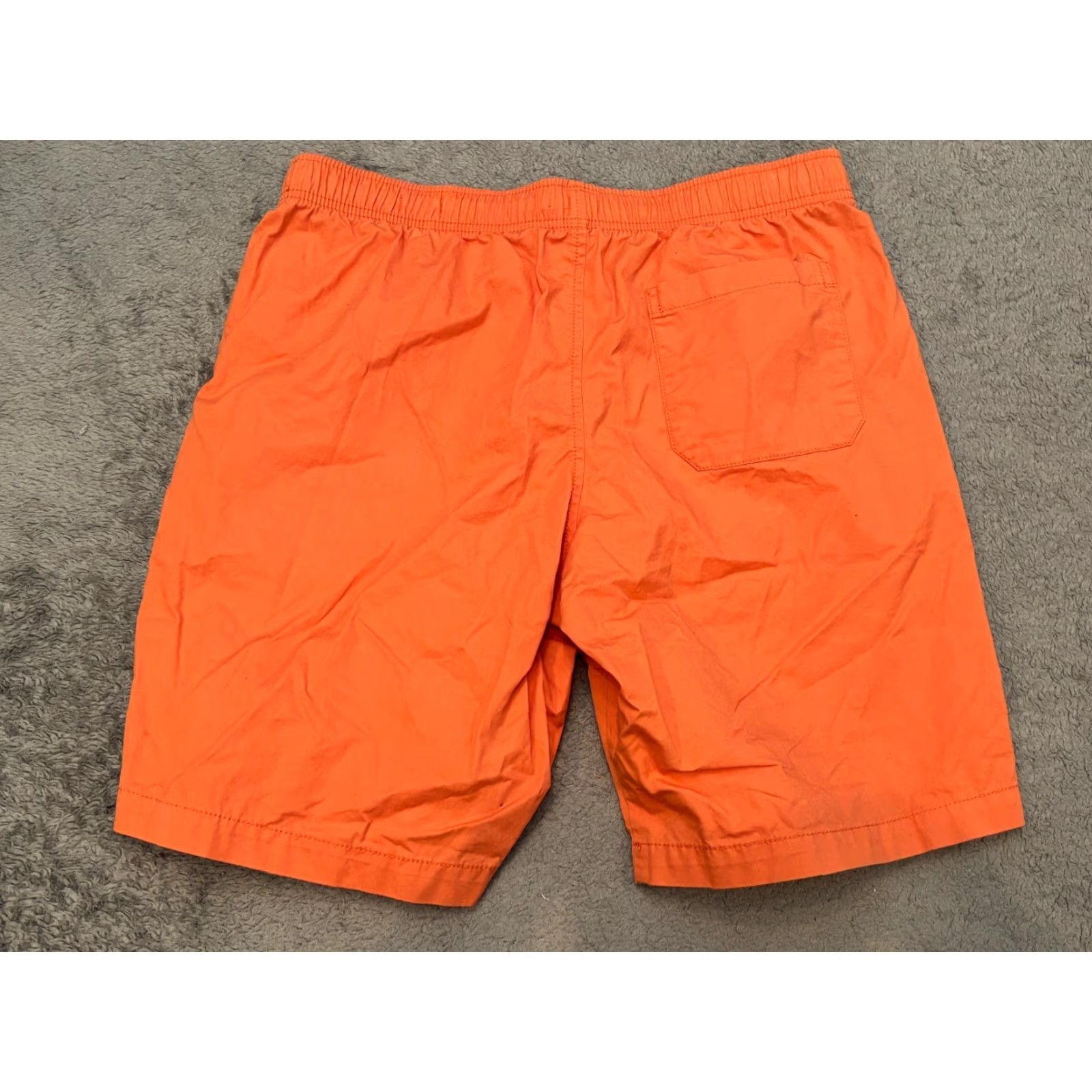 Gap Gap Shorts Mens M Orange 9" Inseam Lightweight Chino Elastic Waist Pockets Solid Drawstring Casual Mens Size US 31 - 6 Thumbnail