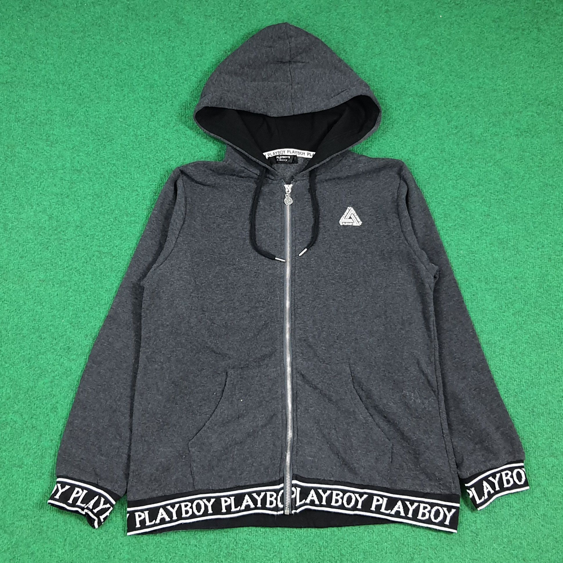 Playboy Vintage Playboy Bunny Hooded Full Zipper C281N17 Size US S / EU 44-46 / 1 - 1 Thumbnail