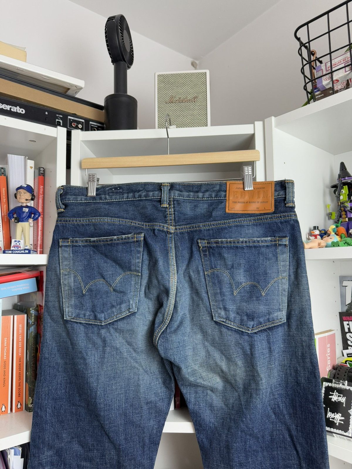 Edwin × Japanese Brand Edwin ESC33M Japanese selvedge denim pants 33x32 505 jeans Size US 33 - 3 Thumbnail