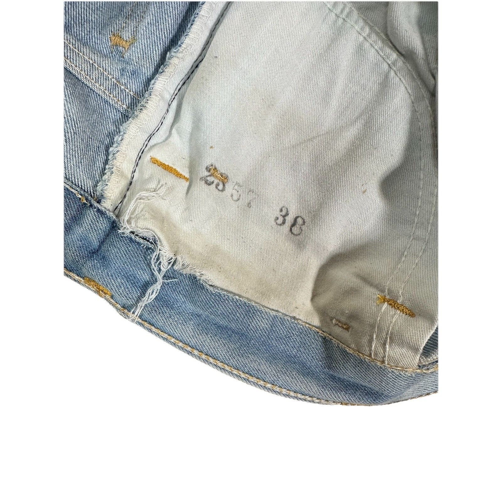 Vintage True Vintage GWG Denim Shorts Made In Canada Selvedge USA Size US 36 / EU 52 - 6 Thumbnail