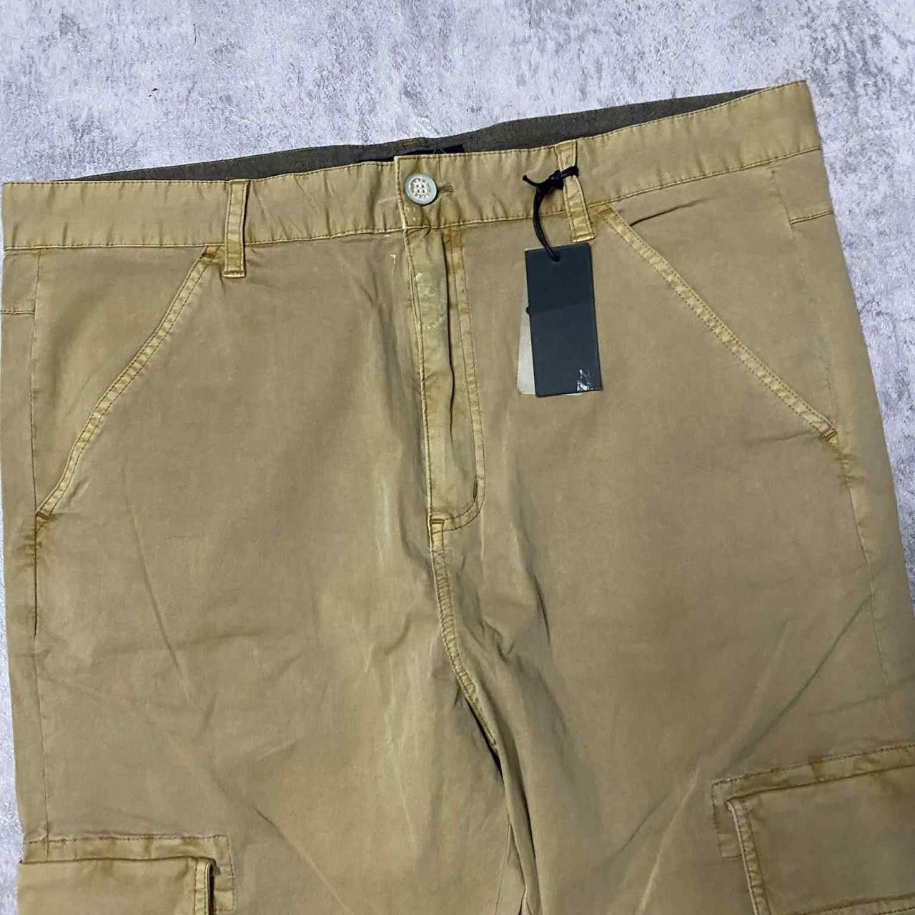 Other Tan cargo pants with adjustable waistband Size 34" / US 12 / IT 48 - 5 Thumbnail