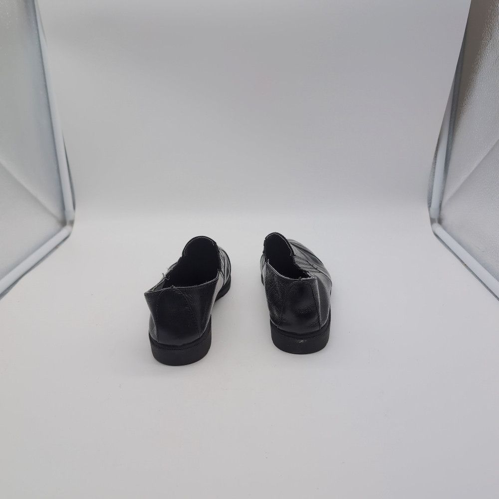 Vintage Russian Military Style Black Leather Loafers Sz 7.5 By What Size US 7.5 / IT 37.5 - 4 Thumbnail