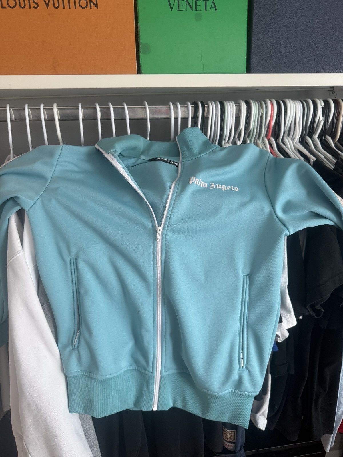 Palm Angels Palm angels track jacket teal/lightblue Size US M / EU 48-50 / 2 - 1 Thumbnail