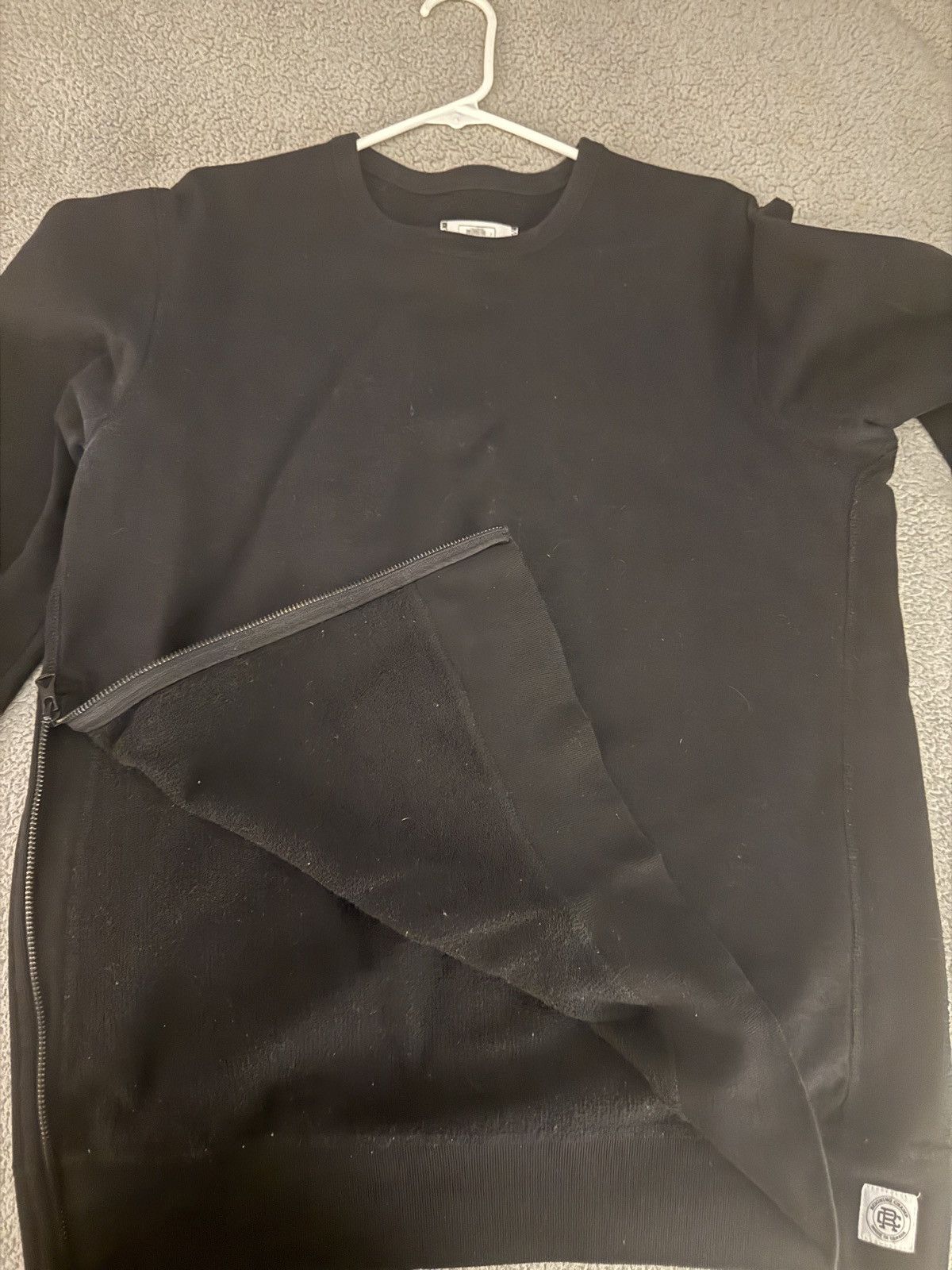 Reigning Champ Reiging Champ Side-Zip Crew Sweatshirt Size US M / EU 48-50 / 2 - 2 Thumbnail