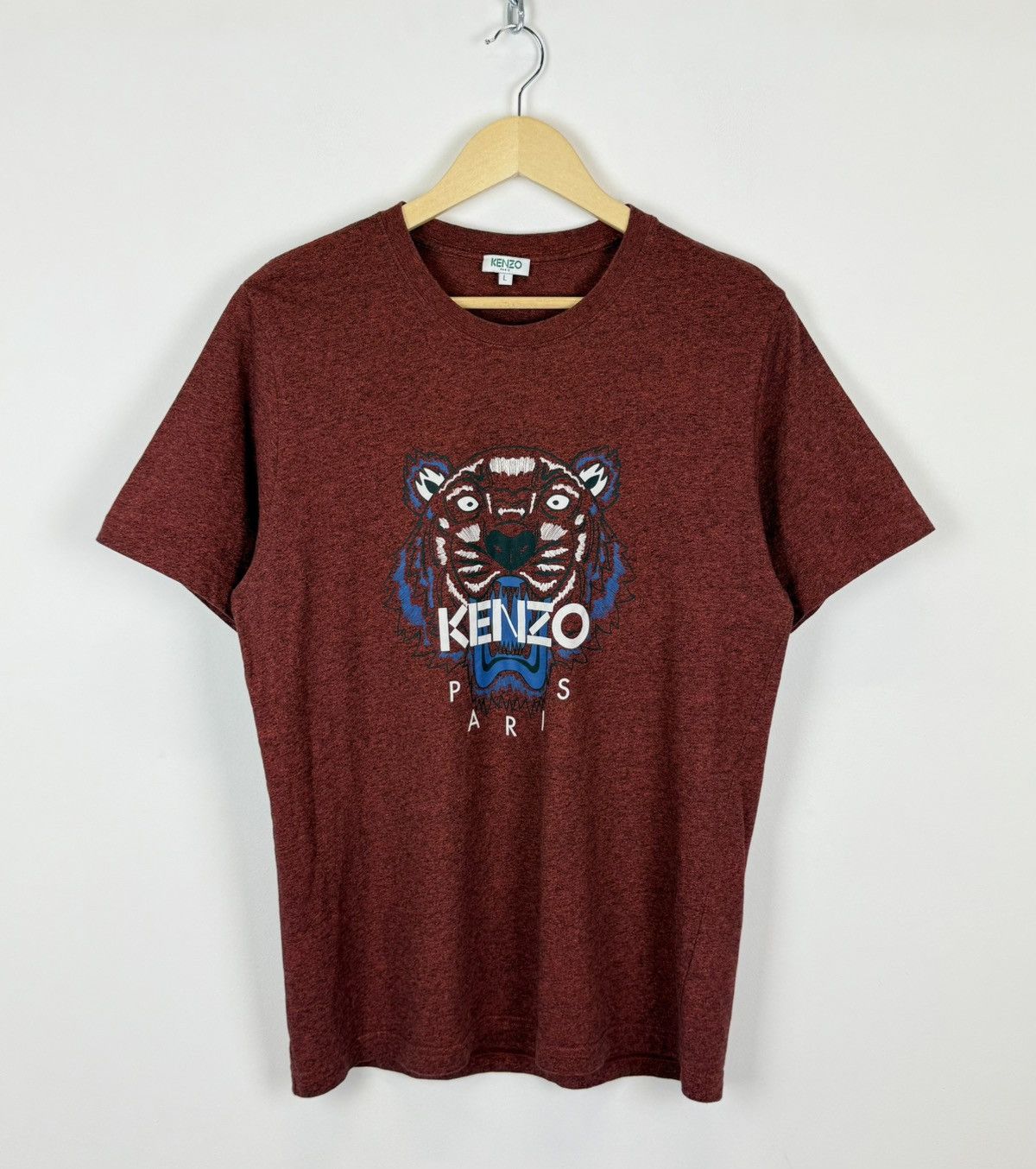 Kenzo Kenzo Paris Tiger Logo Print T-shirt Short Sleeve Crew Neck Size US L / EU 52-54 / 3 - 2 Thumbnail