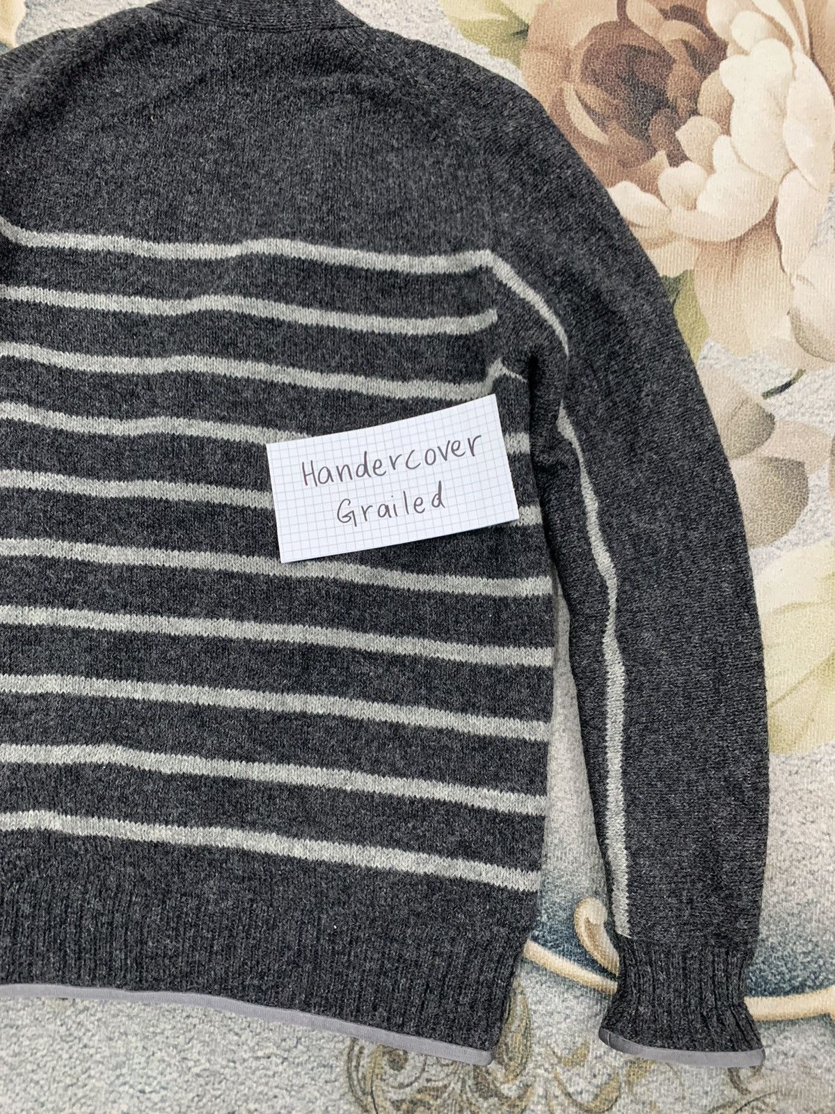 Sacai Sacai Wool Sweater Cardigan Knit Jacket Stripes Pattern Size US M / EU 48-50 / 2 - 9 Thumbnail