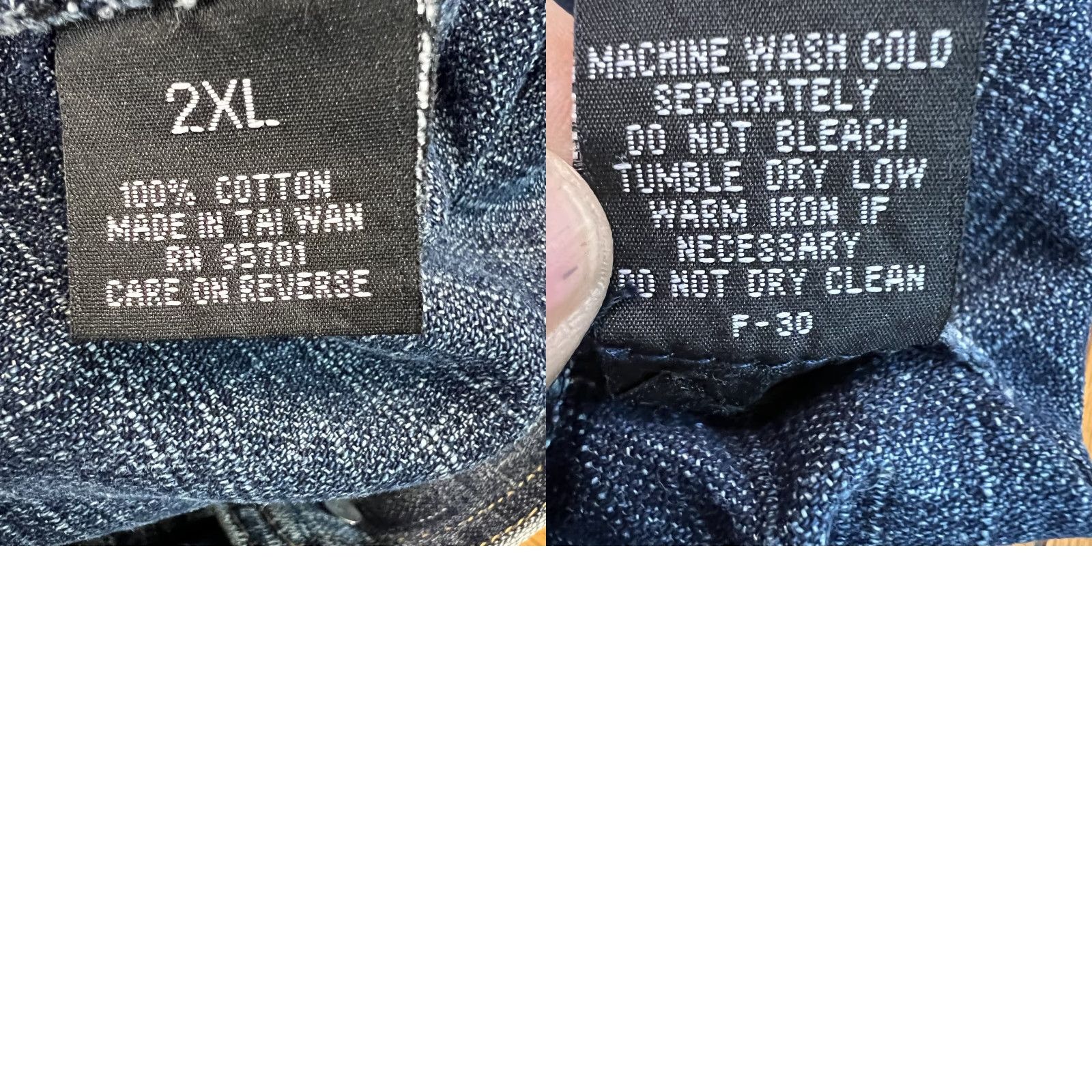 Vintage CULTURE Denim Jean Jacket Men's 2XL Button Up Blue 100% Cotton Casual Cowboy Size US 39 - 8 Thumbnail