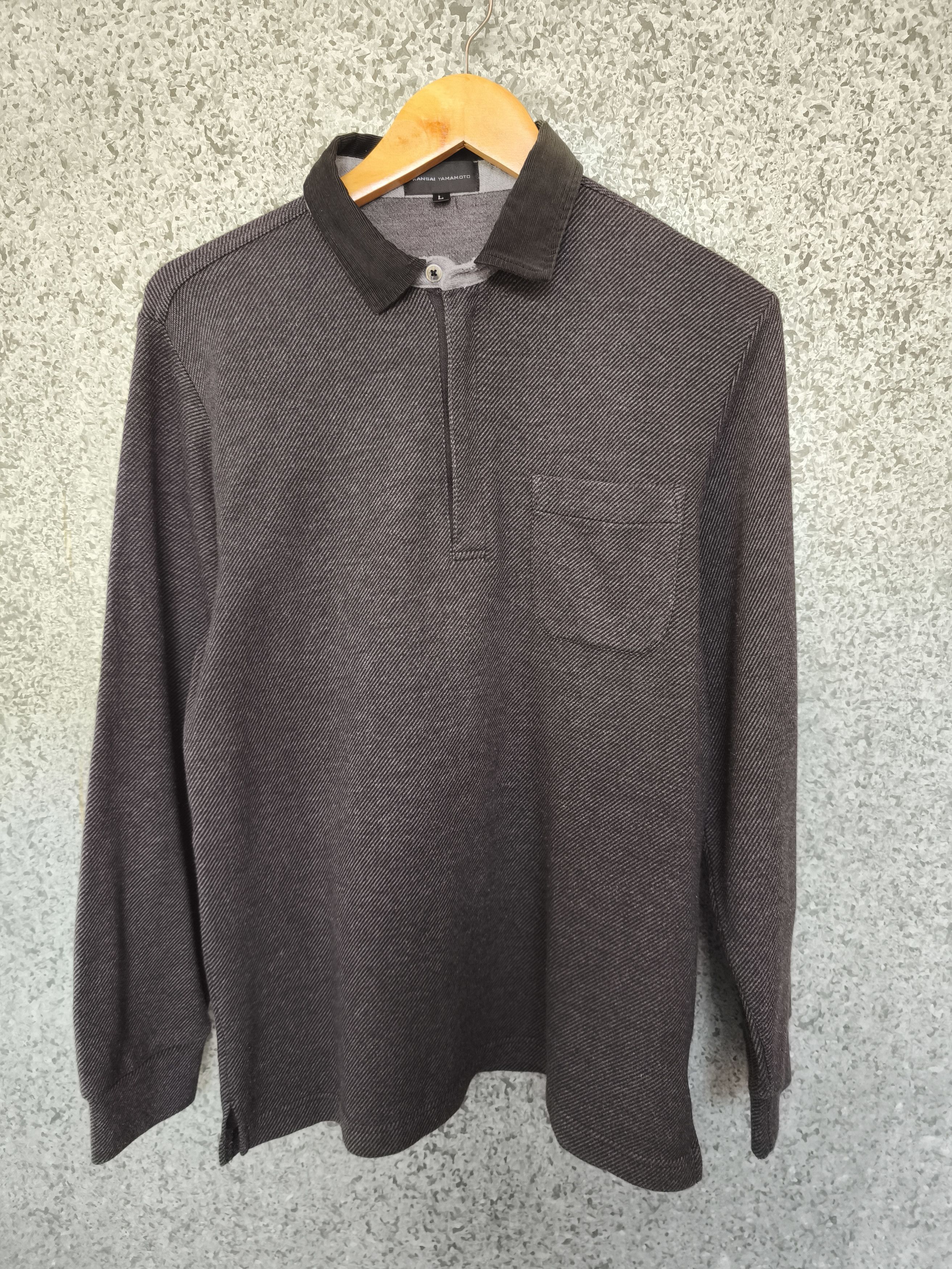 Kansai Yamamoto 🔥 Kansai Yamamoto polo shirt long sleeve Size US M / EU 48-50 / 2 - 2 Thumbnail