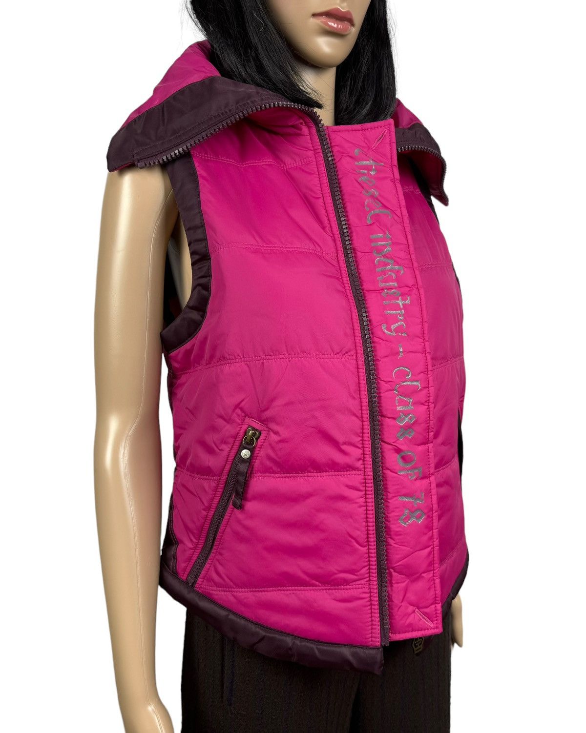 Diesel × Vintage Diesel Vintage Y2K Nylon Gilet Vest size L Size L / US 10 / IT 46 - 2 Thumbnail