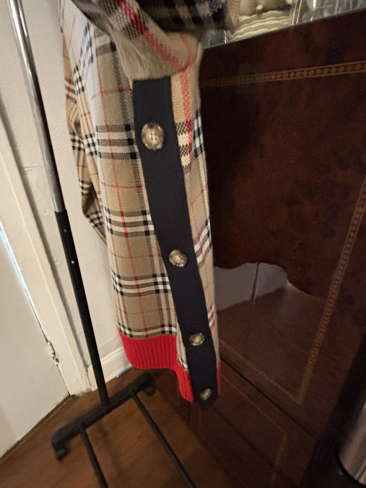 Burberry Burberry Nova Check Jacquard Sweater Authentic New Size L Size US L / EU 52-54 / 3 - 8 Thumbnail
