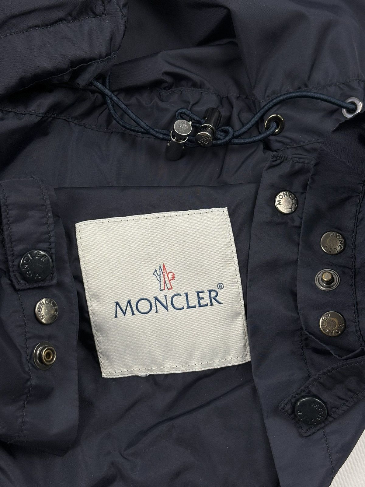 Moncler RARE ROY Front Patch Pocket Nylon Rain Hooded Jacket Bomber Windbreaker Size US M / EU 48-50 / 2 - 16 Thumbnail