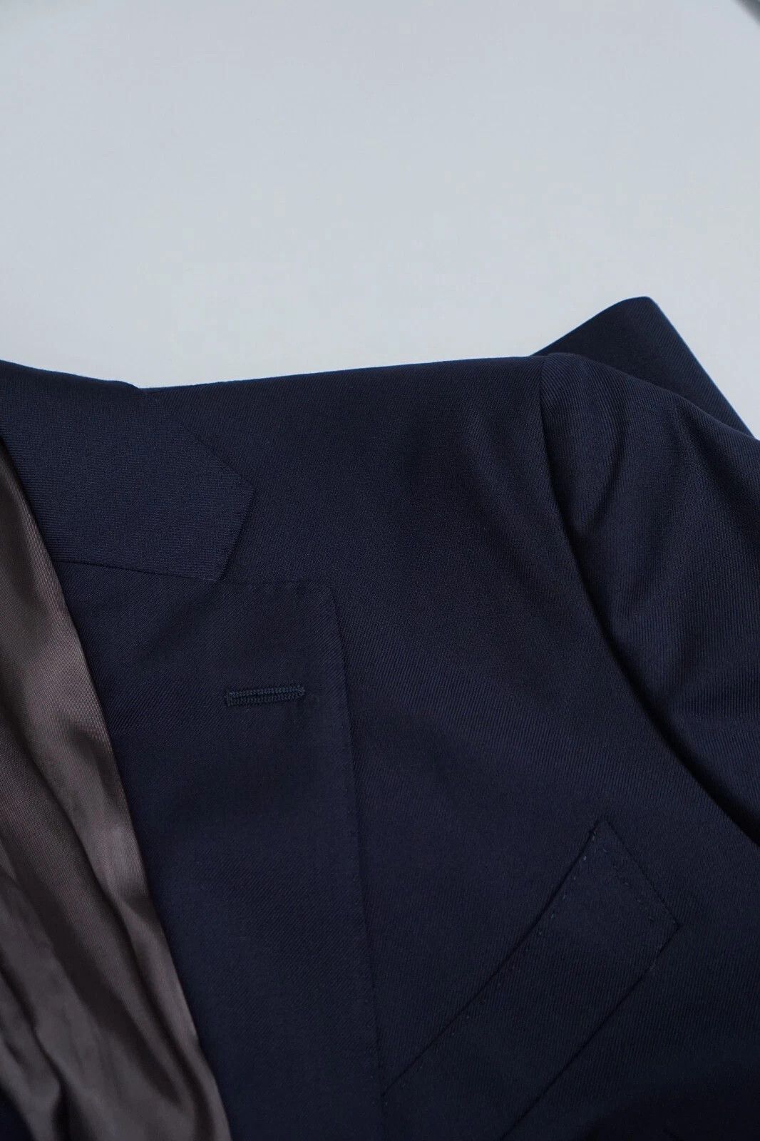 Suitsupply Men Suitsupply Blazer NapolI REDA Wool Navy Regular US44L Size 44L - 4 Thumbnail