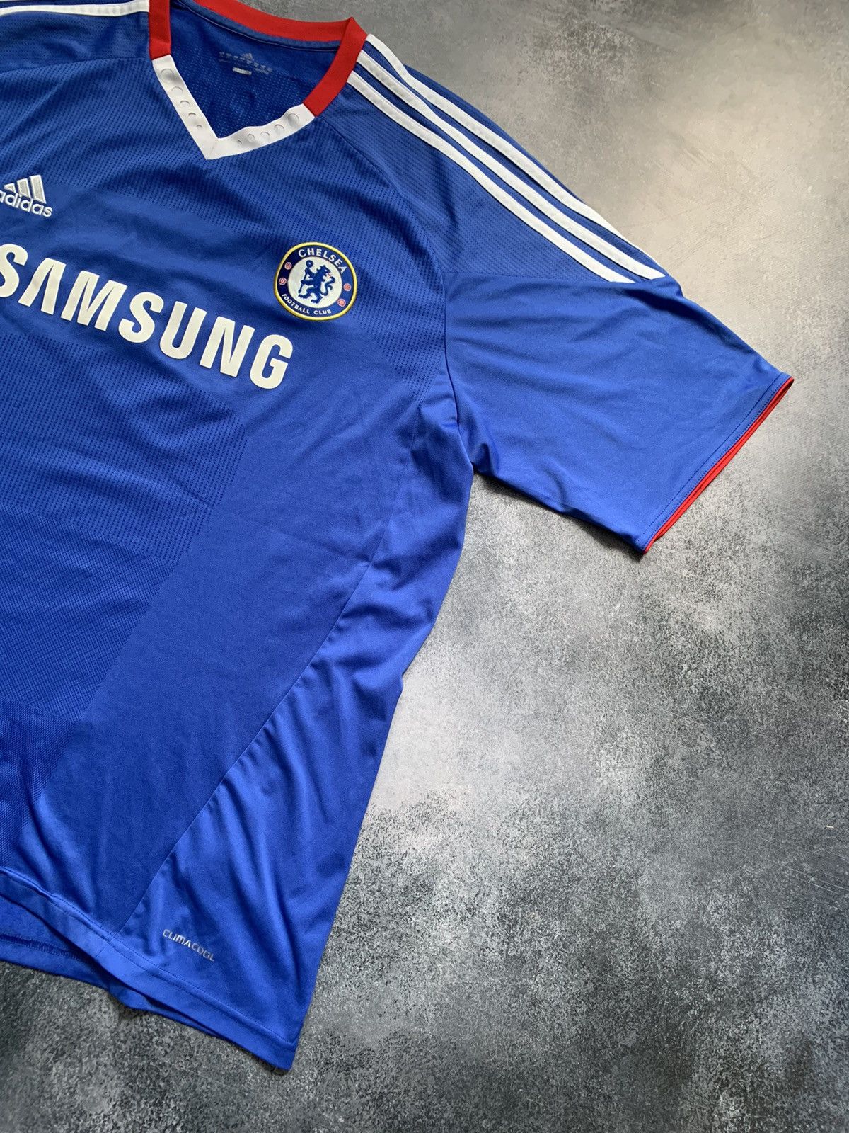 Adidas × Chelsea Soccer Adidas Chelsea 2010/2011 Home Shirt Soccer Jersey Football Size US XL / EU 56 / 4 - 3 Thumbnail