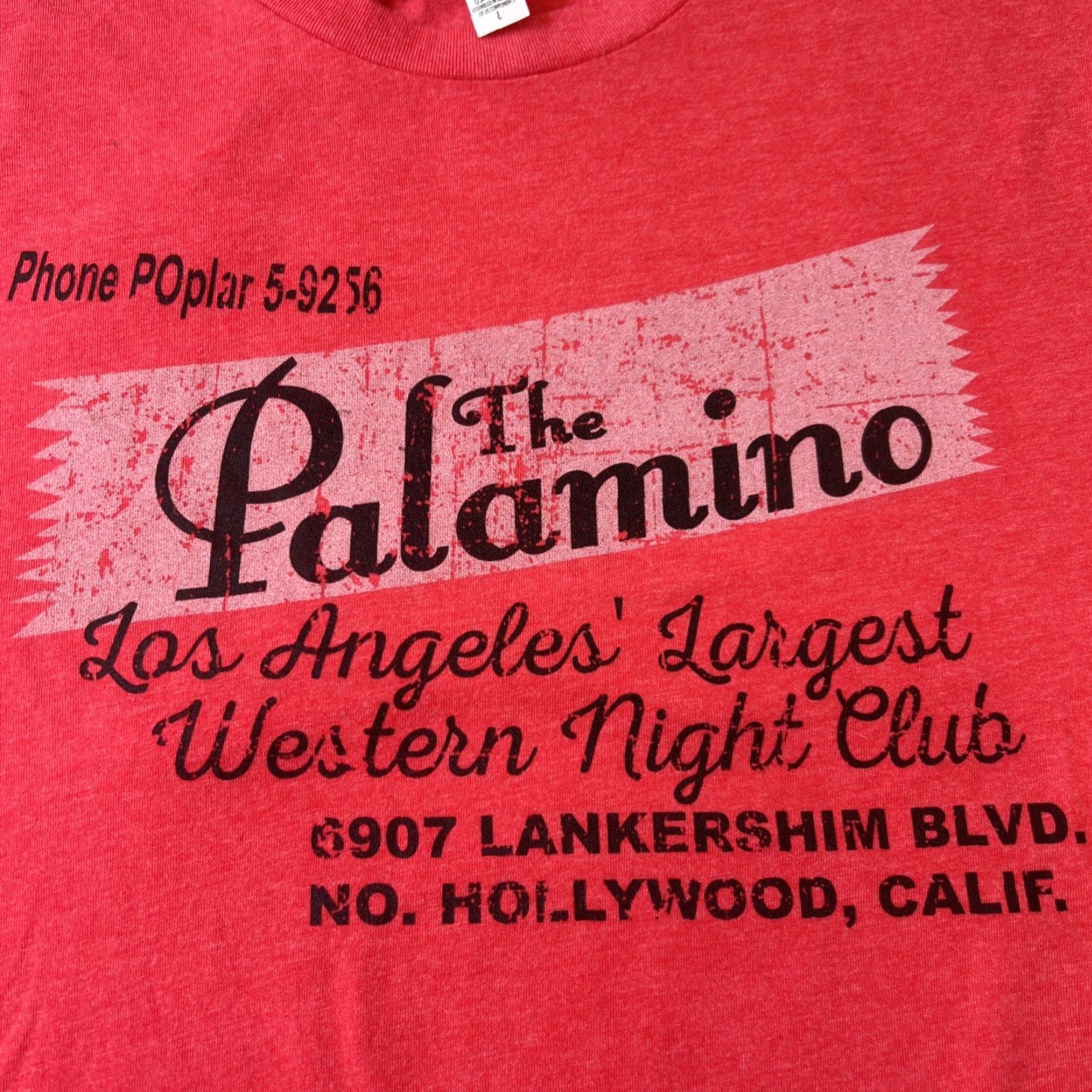 Vintage VINTAGE The Palamino Western Night Club N Hollywood Shirt Red L Canvas Shirt Adult Regular Mens Size US L / EU 52-54 / 3 - 2 Thumbnail