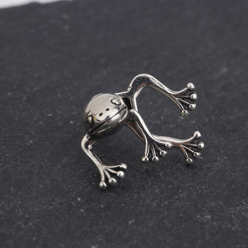 Jewelry Frog New Trend Earrings One Pairs Chrome Jewelry Size ONE SIZE - 1 Thumbnail