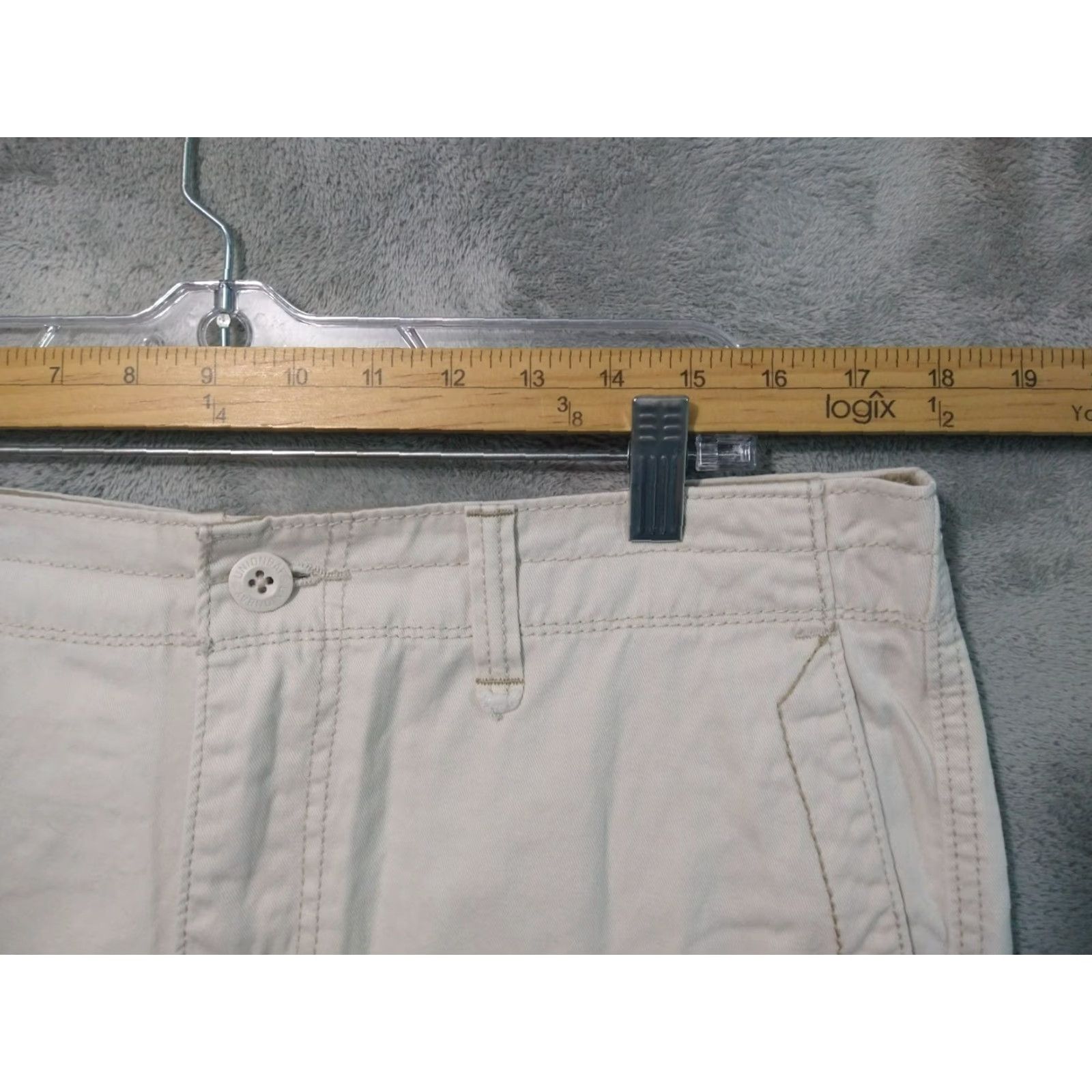 Vintage Unionbay Shorts Mens 34 Cream Cargo Baggy Casual Cotton Lot of 2 Cargo Pocket Grunge Vintage No 34 Mens Size US 34 / EU 50 - 3 Thumbnail
