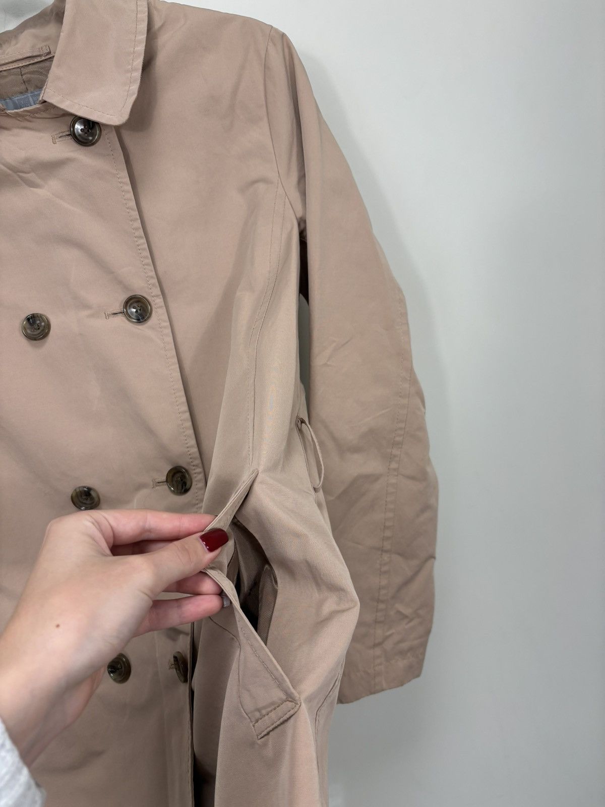 Uniqlo Uniqlo Women’s Classic Luxury Double Breasted Trench Coat Size L / US 10 / IT 46 - 6 Thumbnail