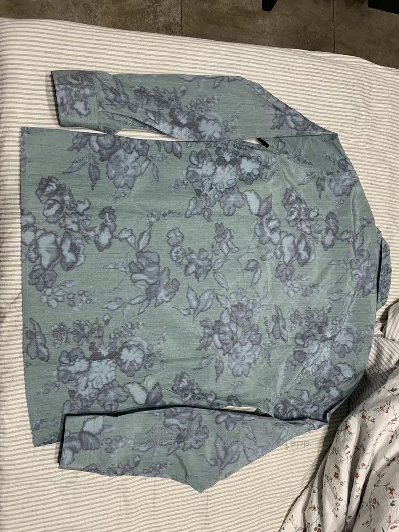 Hermes Hermes size 41 Exclusive silk printed shirt jacket Size US L / EU 52-54 / 3 - 2 Thumbnail