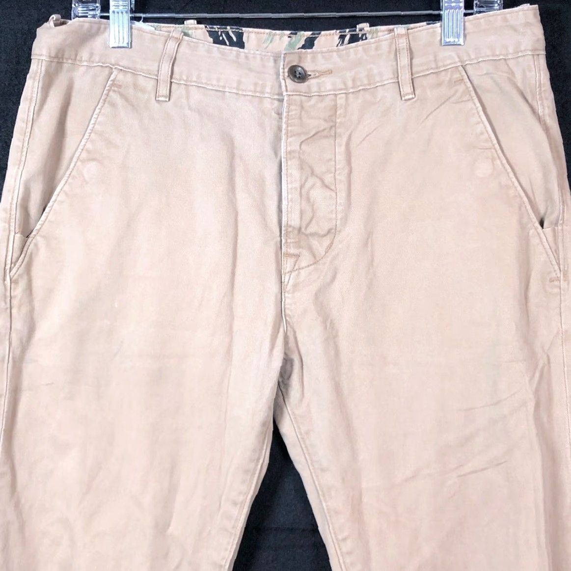 Levi's Levis Strauss & Co Mens Pants Tan Khakis Straight Leg 100% Cotton 31x32 Pants Chino Workwear Mens Regular Straight Tan 31 33 Inseam 31in Size US 31 - 2 Thumbnail