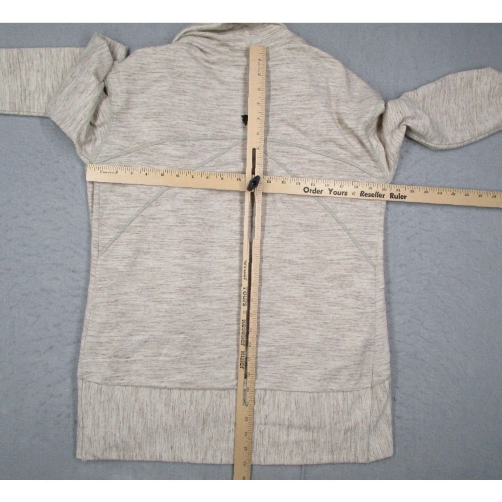 Vintage Kuhl Womens Sweater Medium Beige Wrap Open Front Long Sleeve Size M / US 6-8 / IT 42-44 - 6 Thumbnail