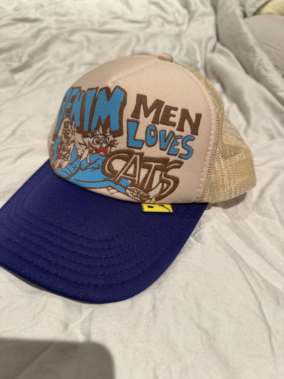 Kapital Kapital Denim Men Loves Cats Cap Size ONE SIZE - 1 Thumbnail