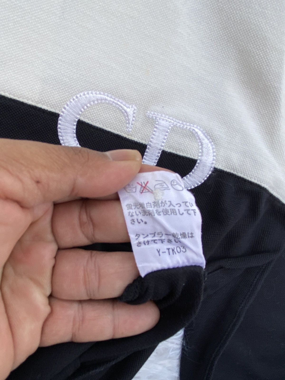 Christian Dior Monsieur Rare Vintage 90s Christian Dior Sport Spellout Polo Shirt Size US M / EU 48-50 / 2 - 15 Thumbnail