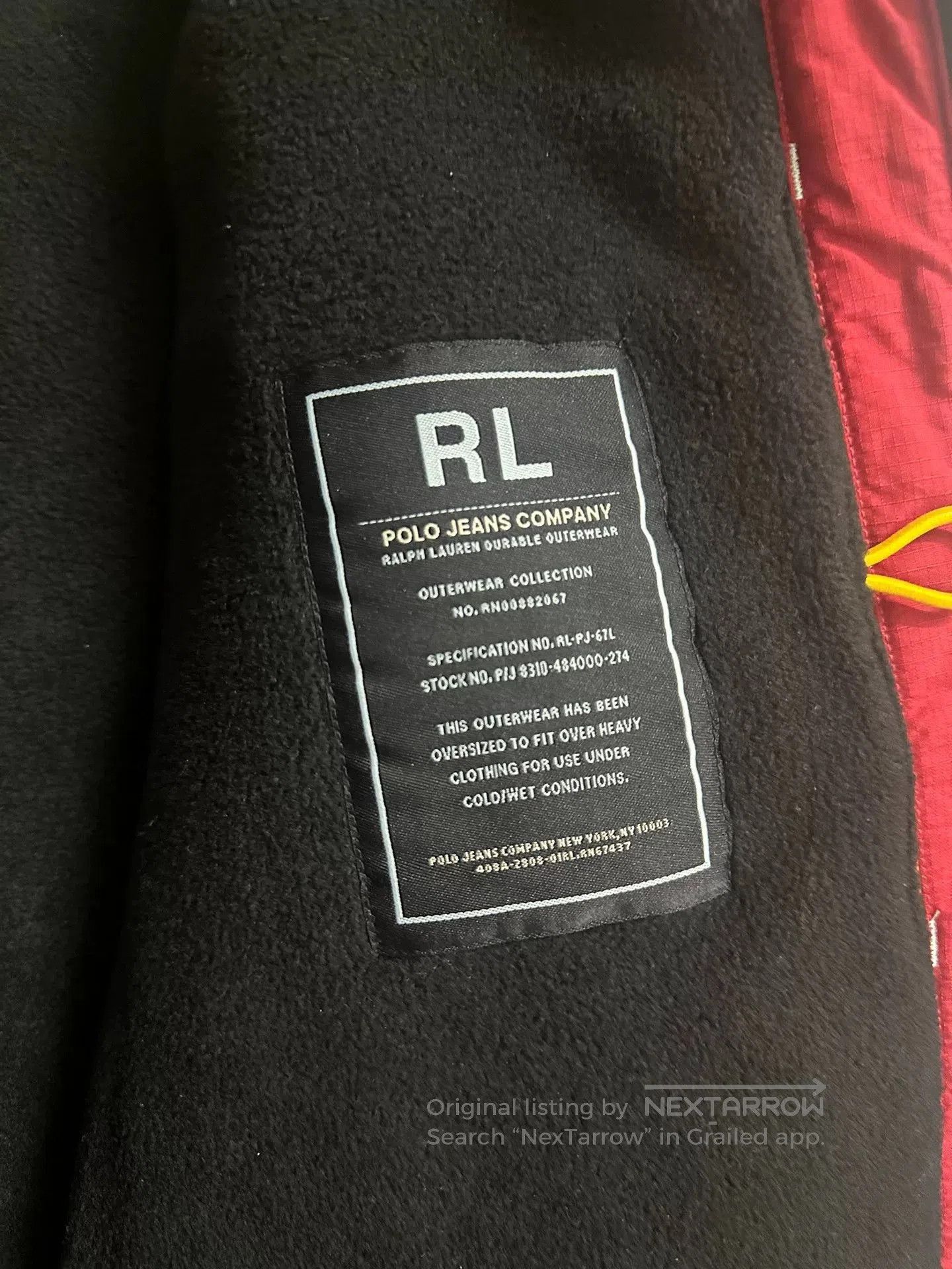 RRL Ralph Lauren Ralph Lauren Red Gray Colorblock Jacket. Size US M / EU 48-50 / 2 - 6 Thumbnail