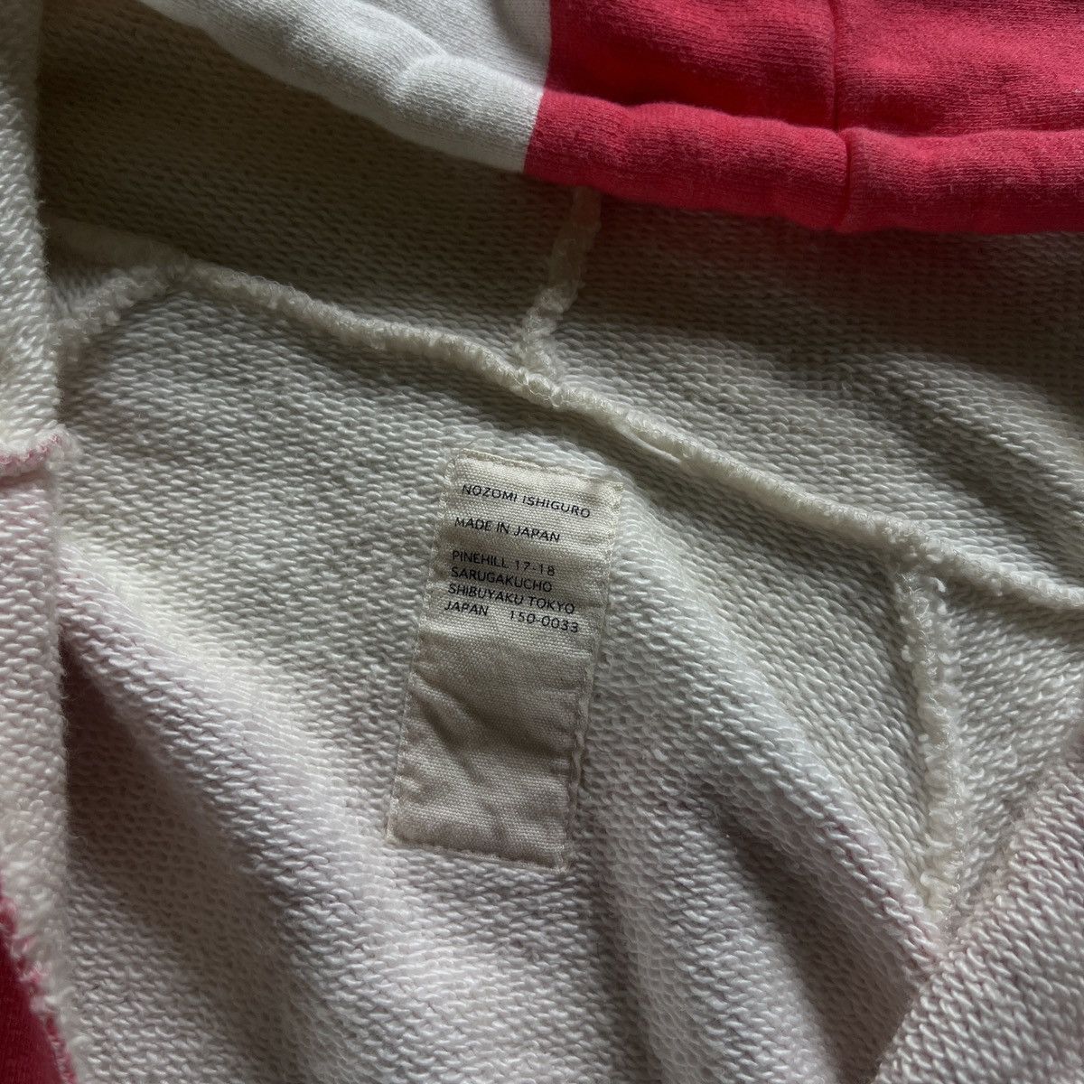Nozomi Ishiguro Nozomi Ishiguro Stripped cut Hoodie Size US M / EU 48-50 / 2 - 3 Thumbnail