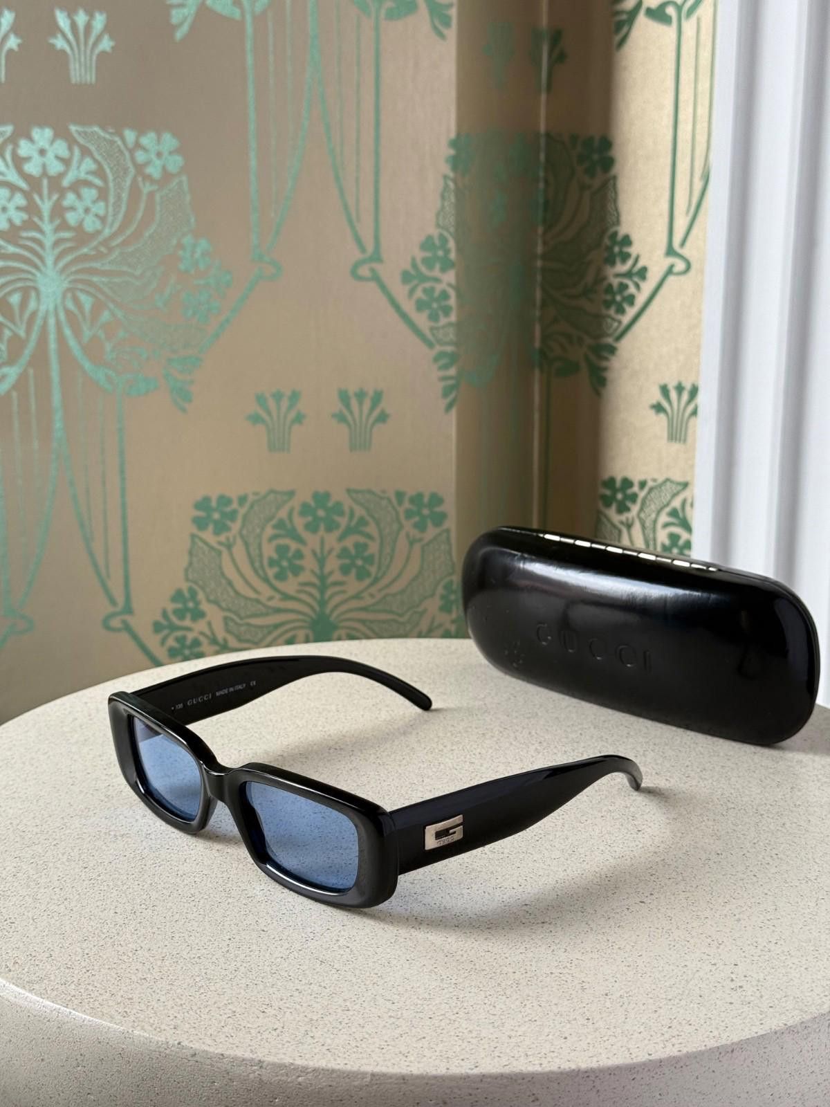 Gucci GUCCI GG 1855 Black Shield Mask Sunglasses Vintage 00s 