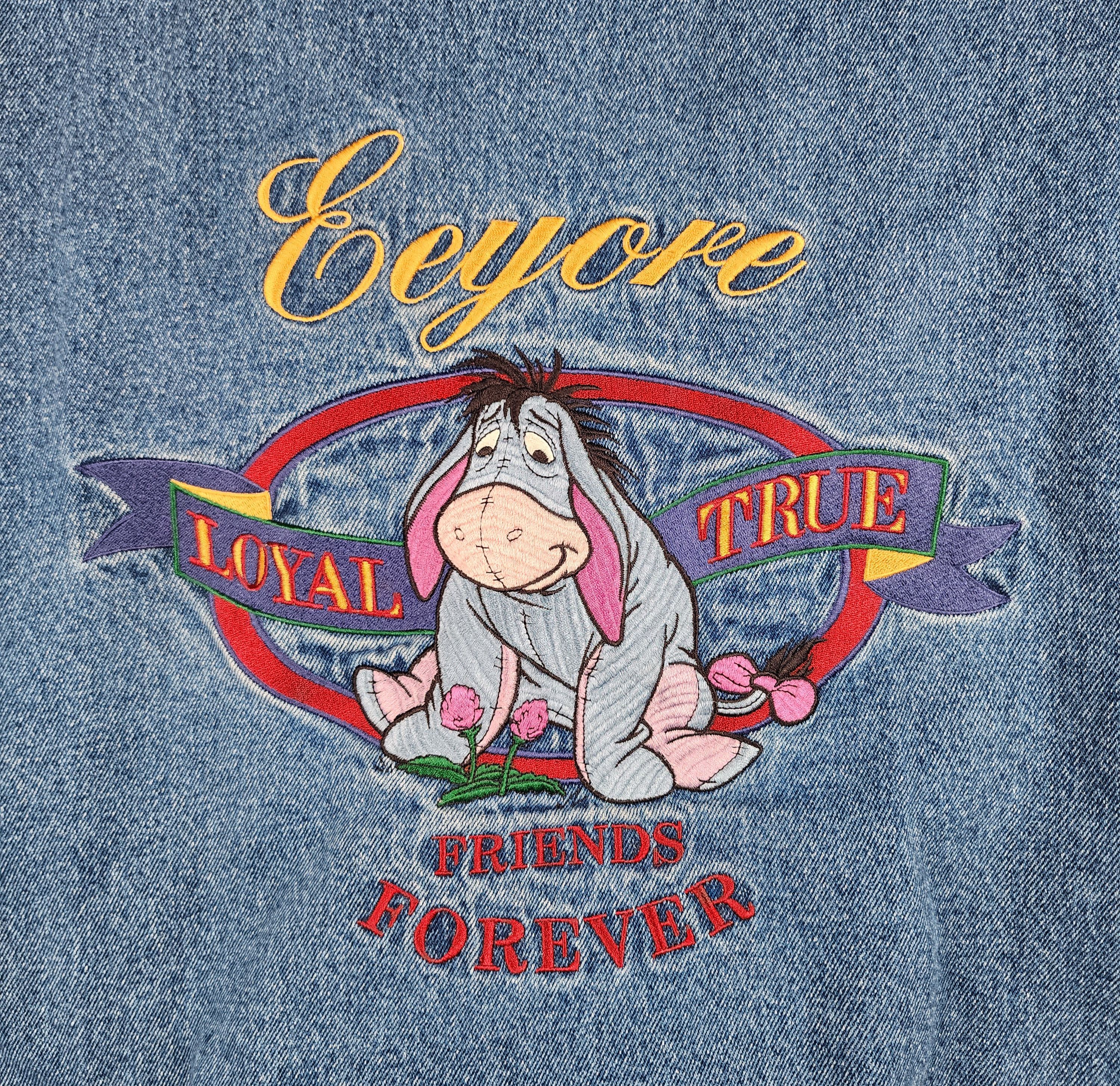 Disney Vintage Disney Eeyore friends forever denim jacket Size XL Size US XL / EU 56 / 4 - 9 Thumbnail