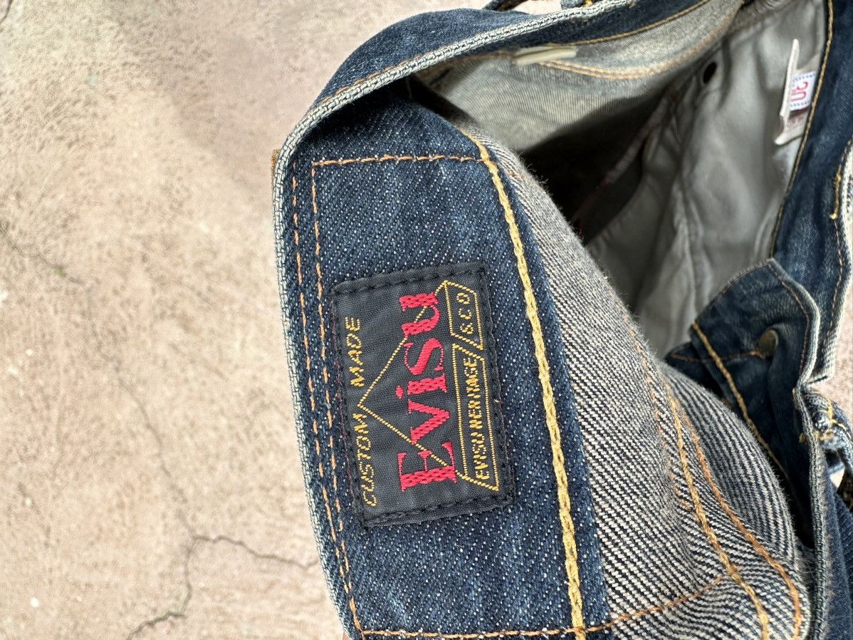 Evisu × Japanese Brand Evisu Multi Pocket Jeans Denim Navy Size US 30 / EU 46 - 13 Thumbnail