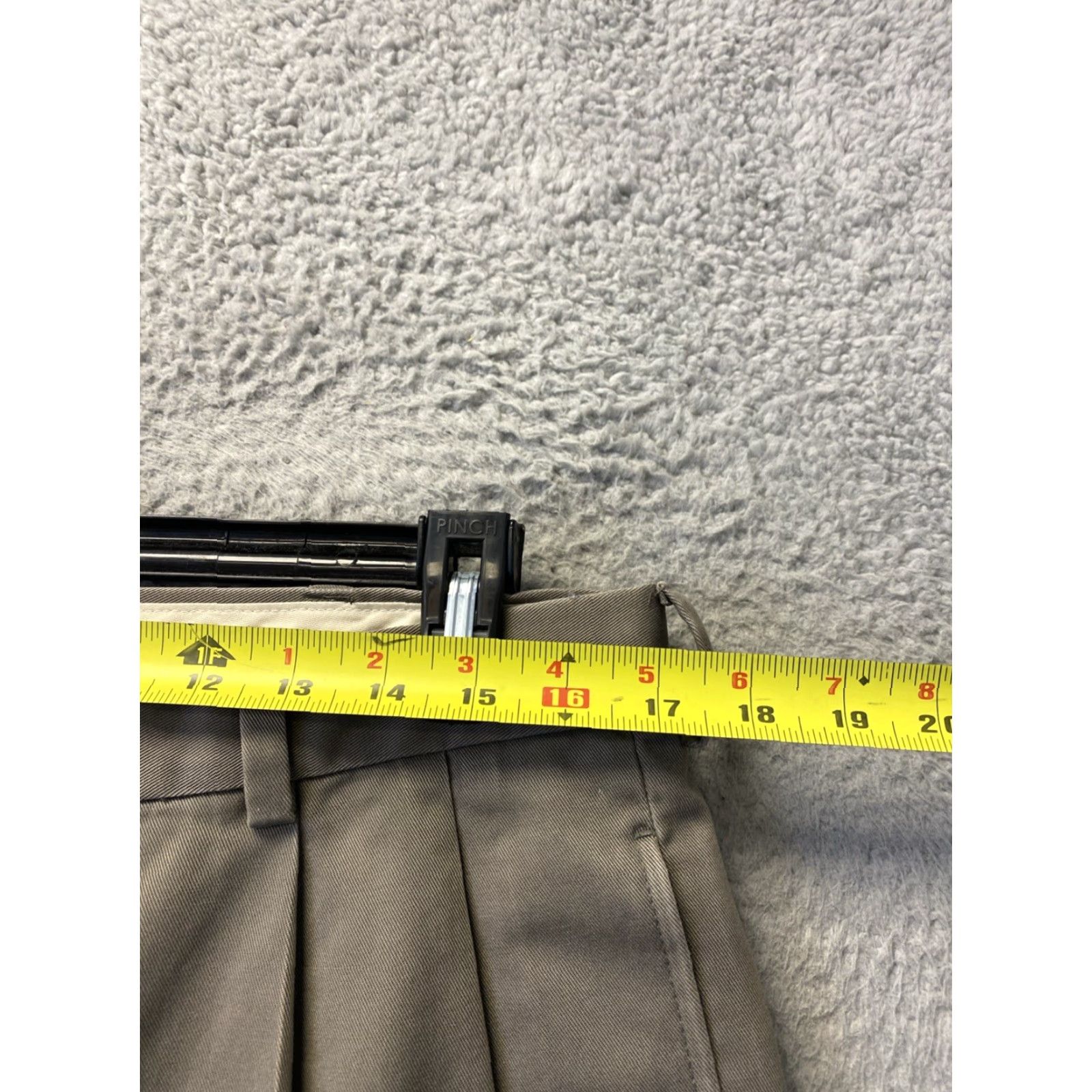 Brooks Brothers Brooks Brothers Chino Pants Mens 34x30 Gray 0618 / Flat Front Button Zip Regular Straight Pants Tan Knit Cotton Lightweight Stretch Preppy 90s? Size US 34 / EU 50 - 3 Thumbnail