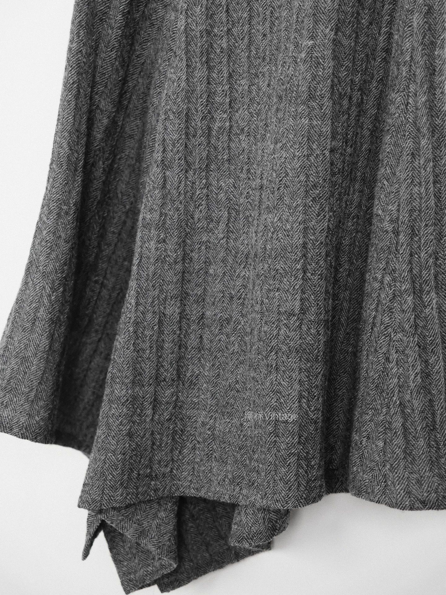 Yohji Yamamoto Yohji 19AW Vintage Ribbed Herringbone Skirt Pants Size 26" / US 2 / IT 38 - 7 Thumbnail