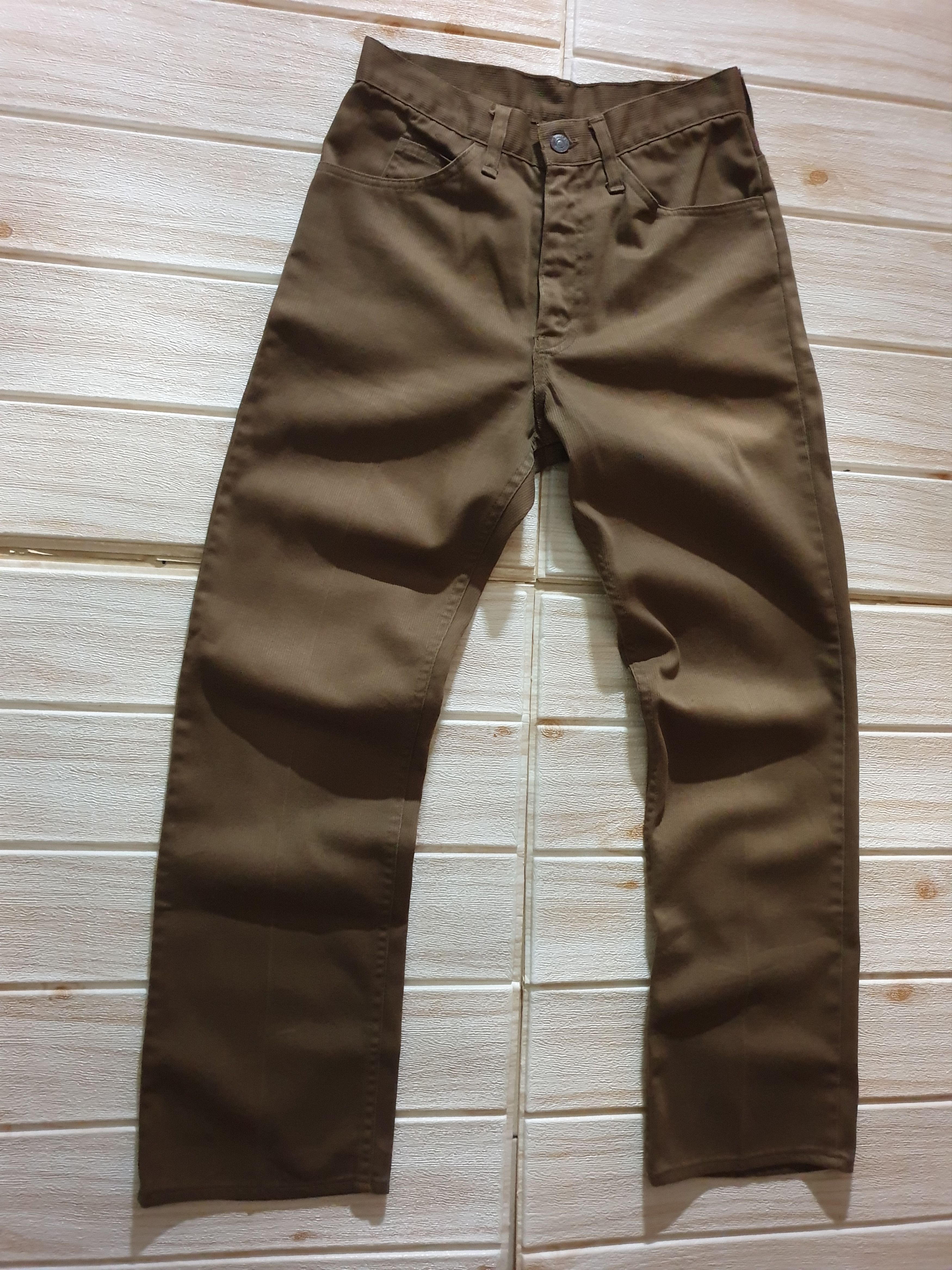 Levi's 💥Vintage levis big E star press cudroy pant Size US 27 - 16 Thumbnail
