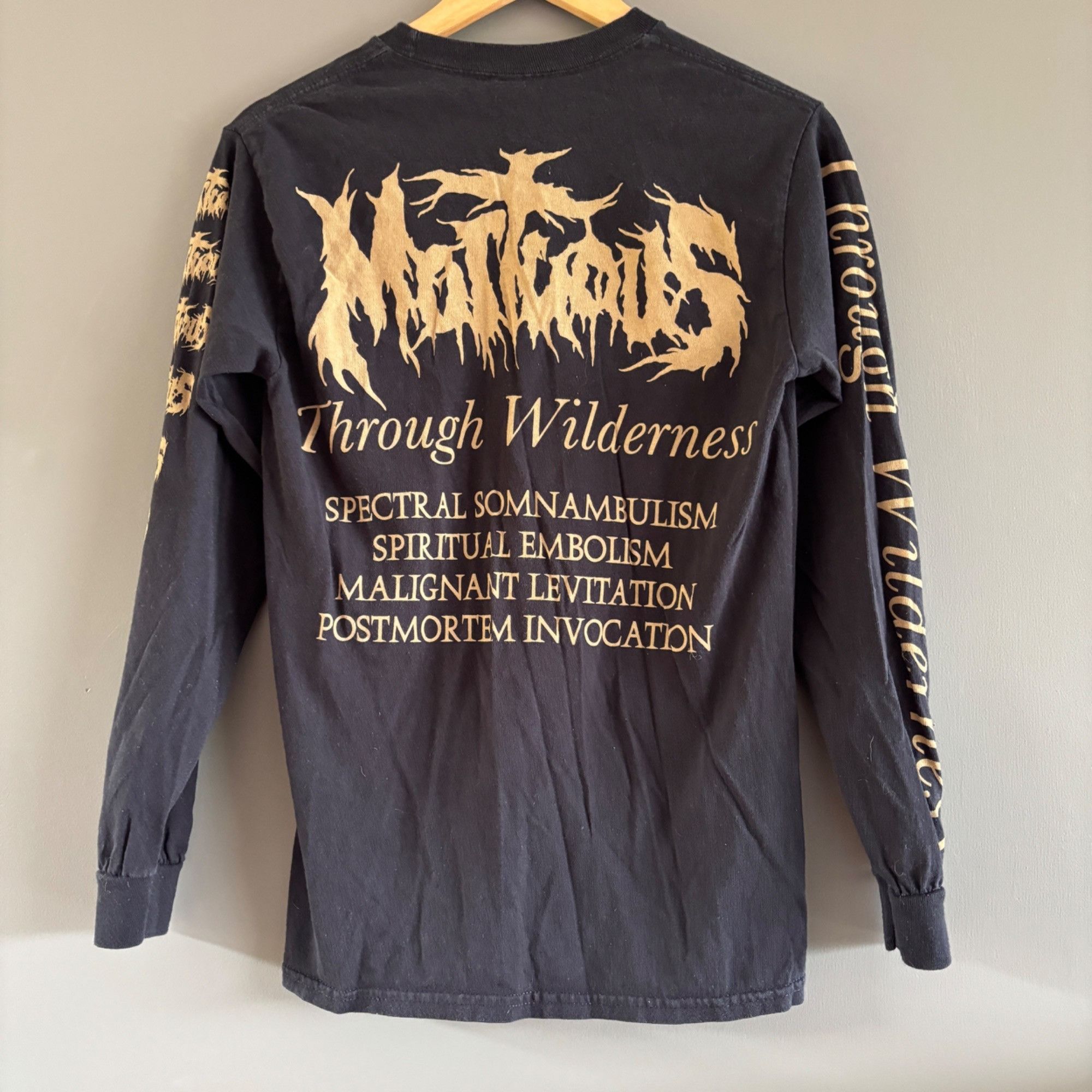 Gildan Mortuous Through Wilderness Long Sleeve Shirt Mens Size Smal Size US S / EU 44-46 / 1 - 2 Thumbnail
