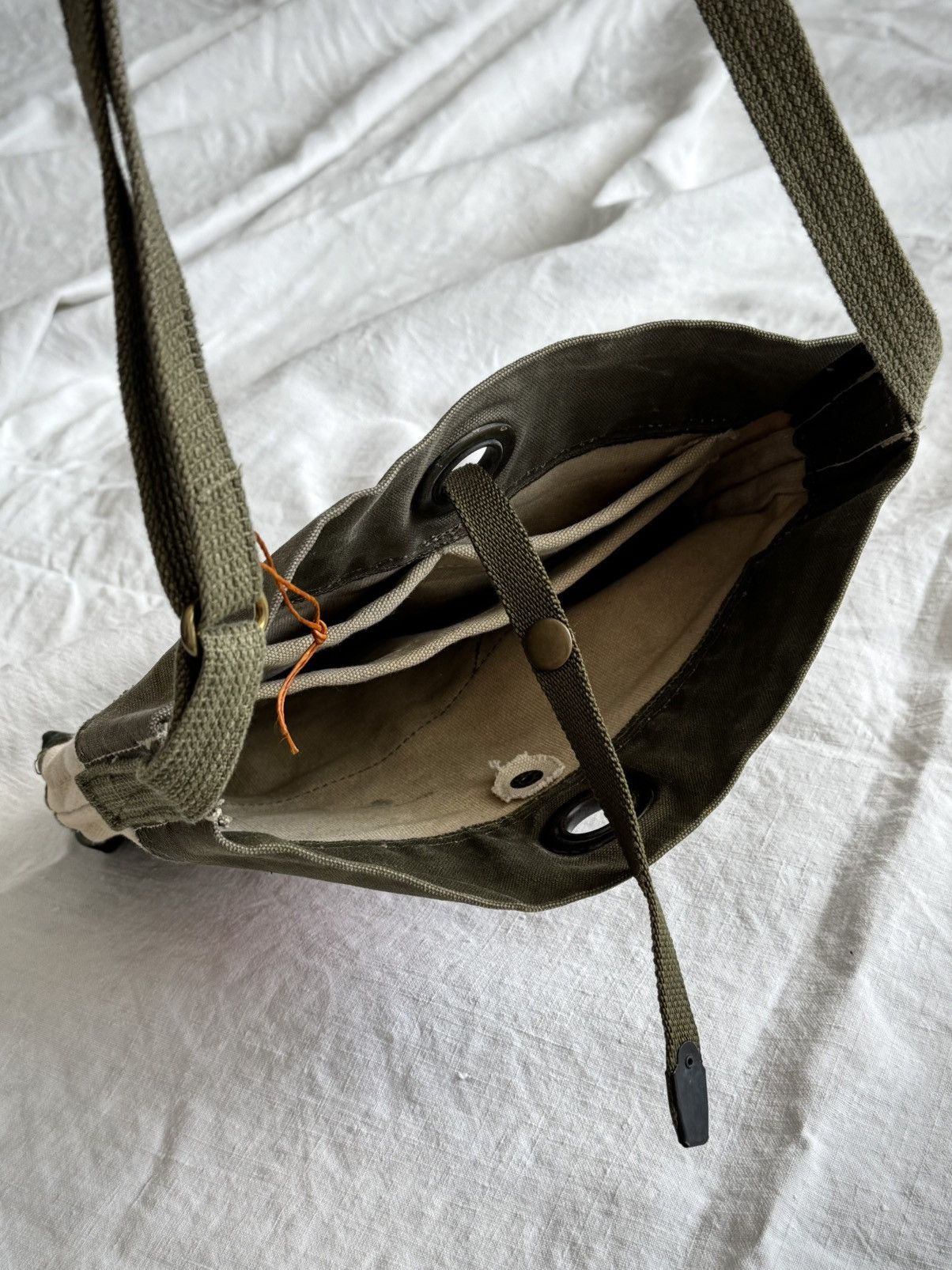 Vintage Vintage Heems Recycled Handmade Military Messenger Bag Size ONE SIZE - 5 Thumbnail