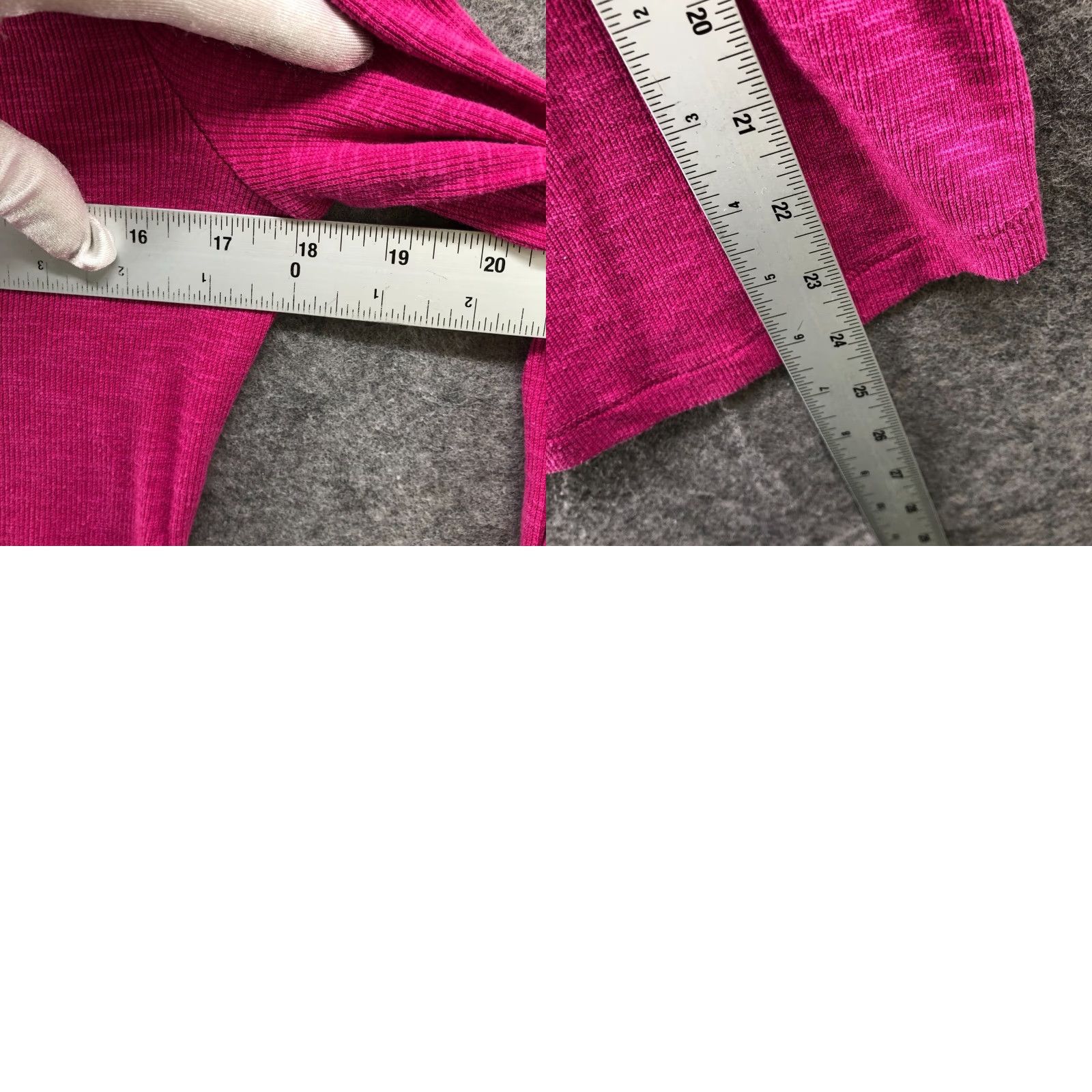 Gap Gap Essential Rib Turtleneck T Shirt Womens S Pink Long Sleeve Cotton Stretch Size S / US 4 / IT 40 - 8 Thumbnail
