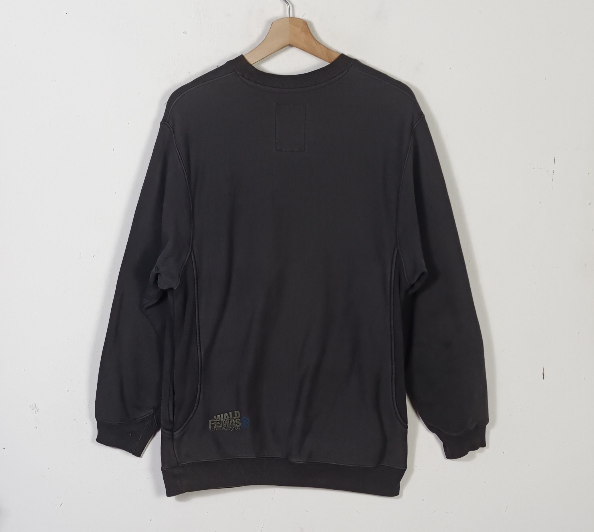 Breath & Stone Vintage BRTH Breath Wald Femes Spell Out Sweatshirt Size US M / EU 48-50 / 2 - 2 Thumbnail