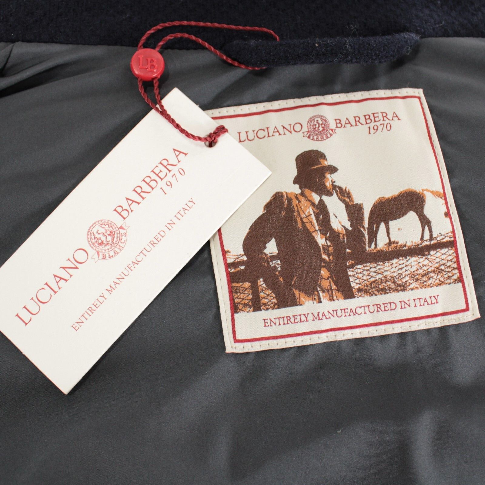 Luciano Barbera Luciano Barbera Vest Size M US In Blue Wool Size US M / EU 48-50 / 2 - 8 Thumbnail