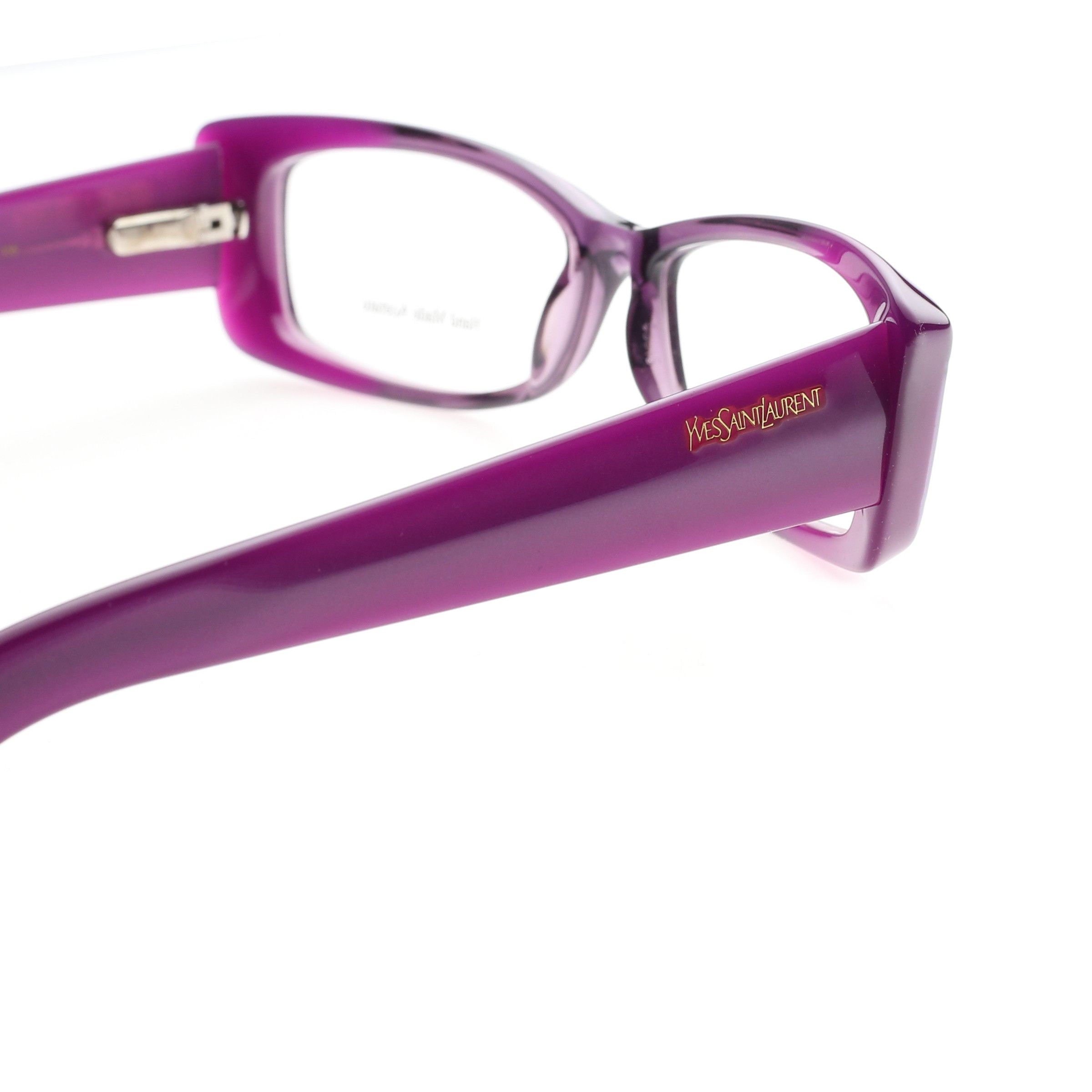 Yves Saint Laurent Yves Saint Laurent '00 Cat-Eye Purple Glasses Size ONE SIZE - 2 Thumbnail