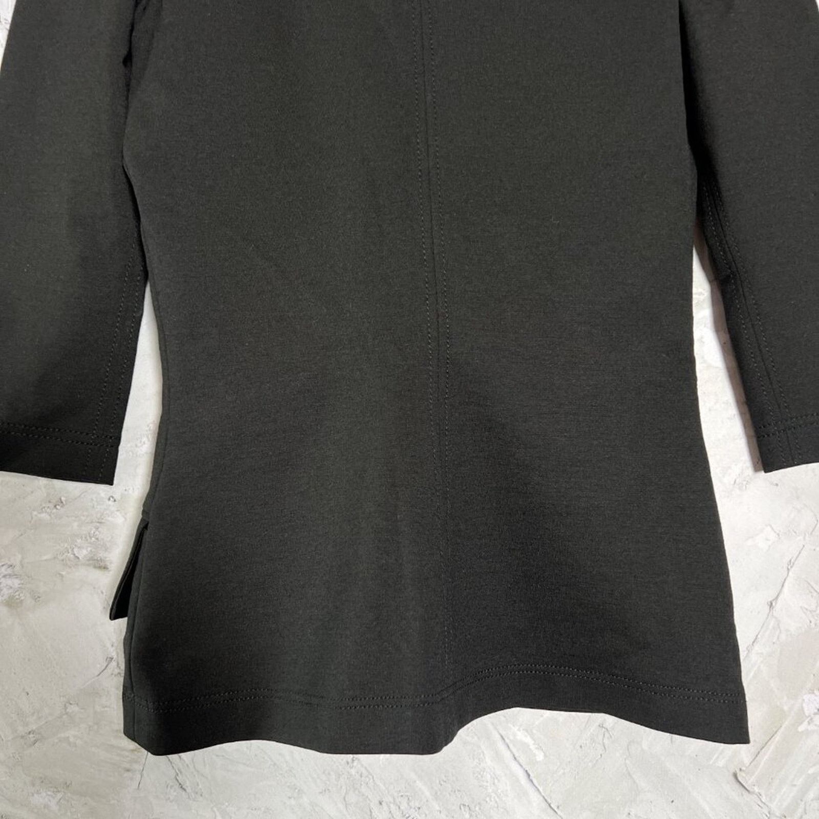 Antonio Berardi Antonio Berardi Silk Wool Blouse Black White IT40 Size S / US 4 / IT 40 - 7 Thumbnail