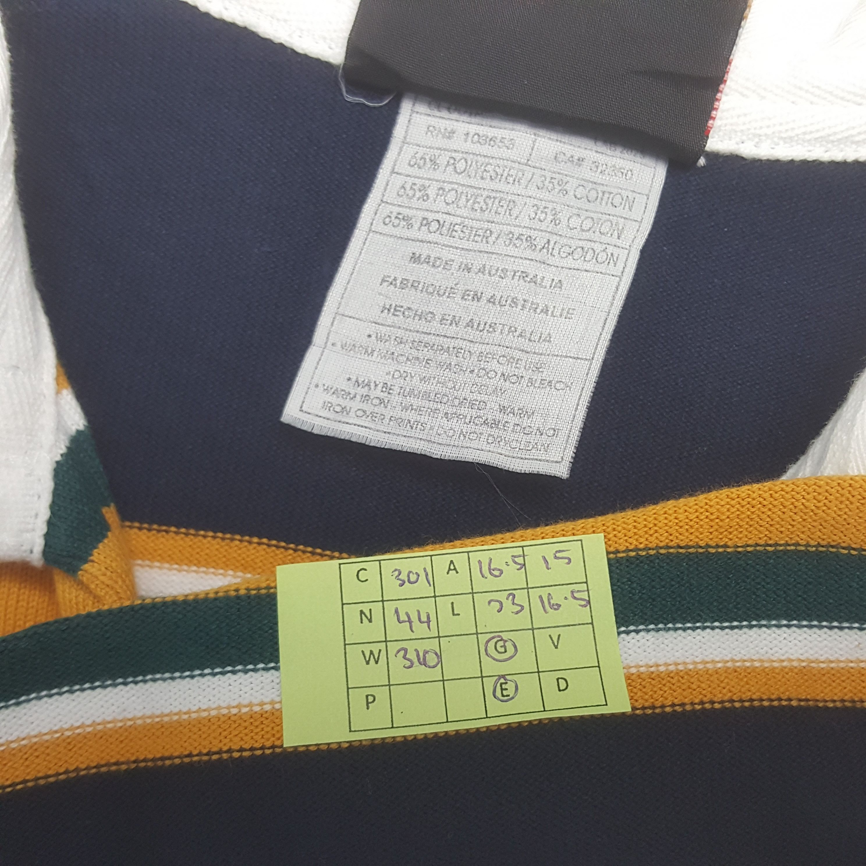 Canterbury of New Zealand Vintage Canterbury Of New Zealand Wallabies Polos C301N44 Size US XS / EU 42 / 0 - 7 Thumbnail