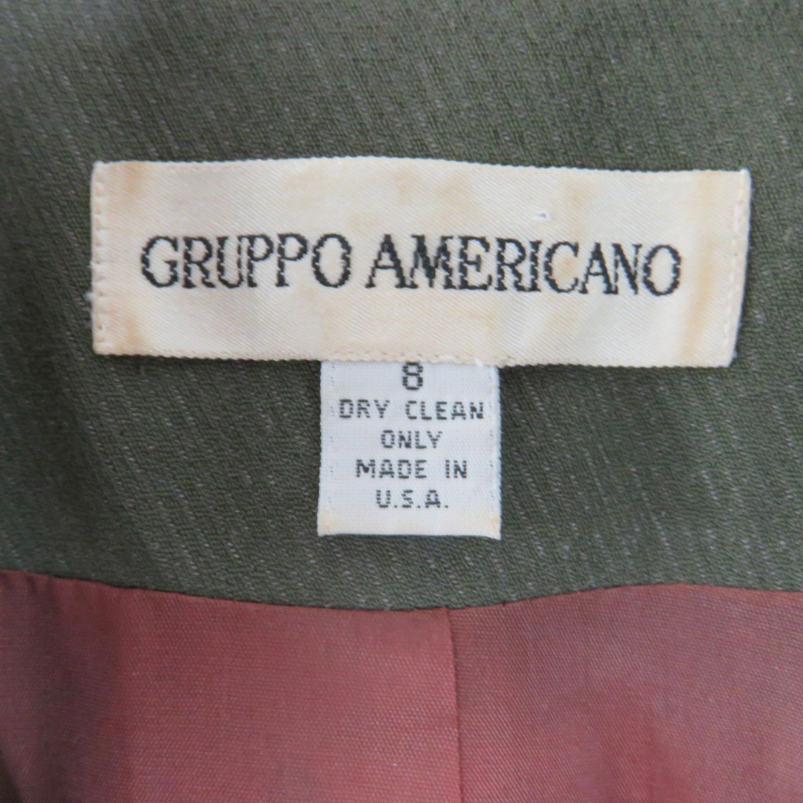 Vintage Vintage Dark Olive Green Blazer Jacket Medium Size M / US 6-8 / IT 42-44 - 3 Thumbnail