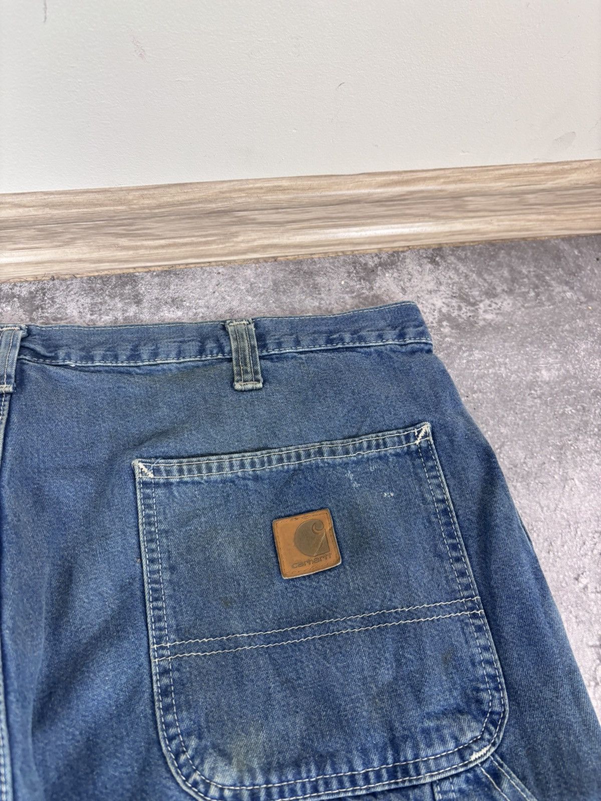 Carhartt Carhartt Men’s Denim Jeans Dungaree Fit USA Workwear Size US 38 / EU 54 - 8 Thumbnail