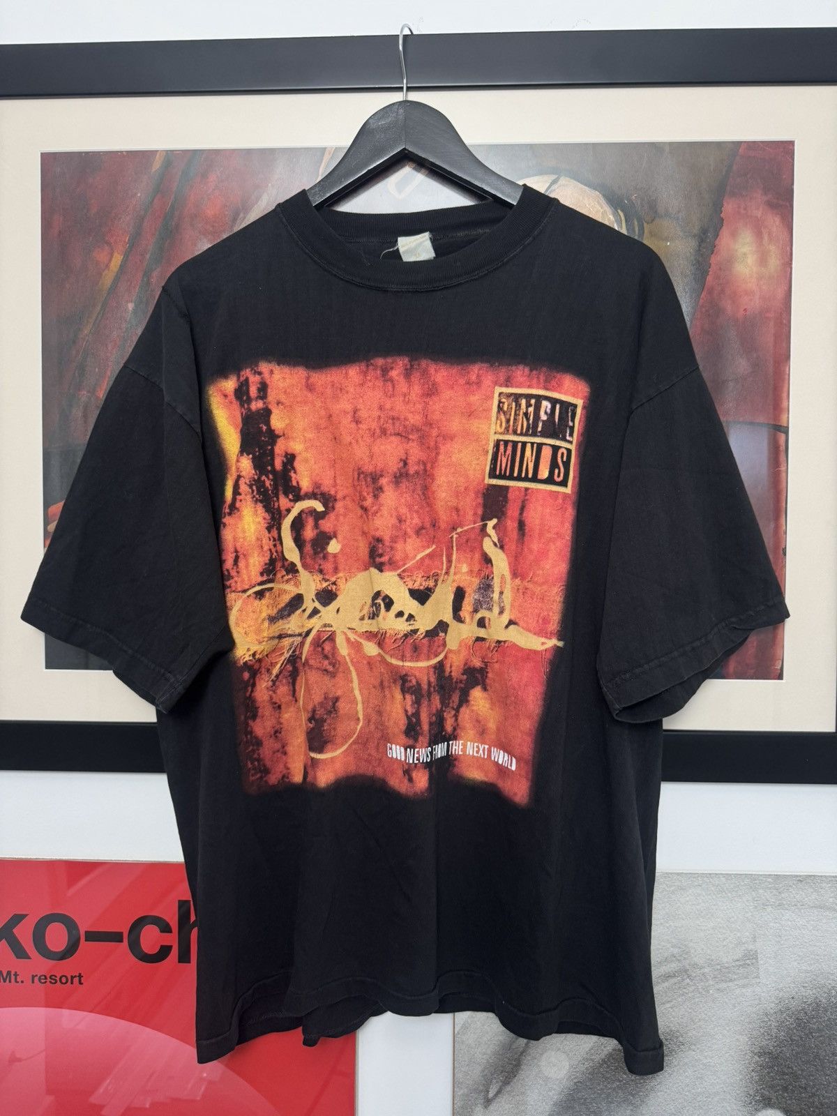 Band Tees Vintage 90s Simply Minds Good News from the Next World Tour Size US XL / EU 56 / 4 - 1 Thumbnail