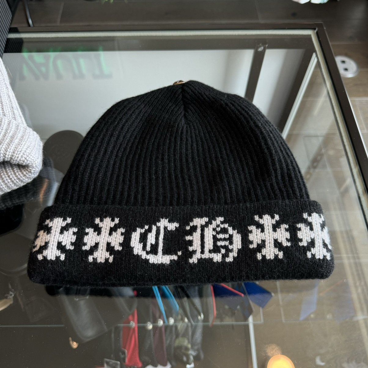 Chrome Hearts Chrome Hearts Big daddy beanie Black NYC