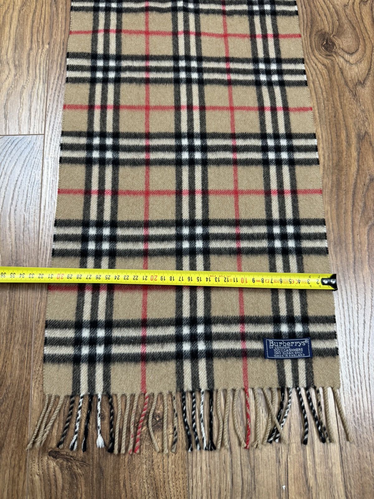 Burberry Vintage cashmere scarf Burberry’s 90s original luxury item Size ONE SIZE - 3 Thumbnail