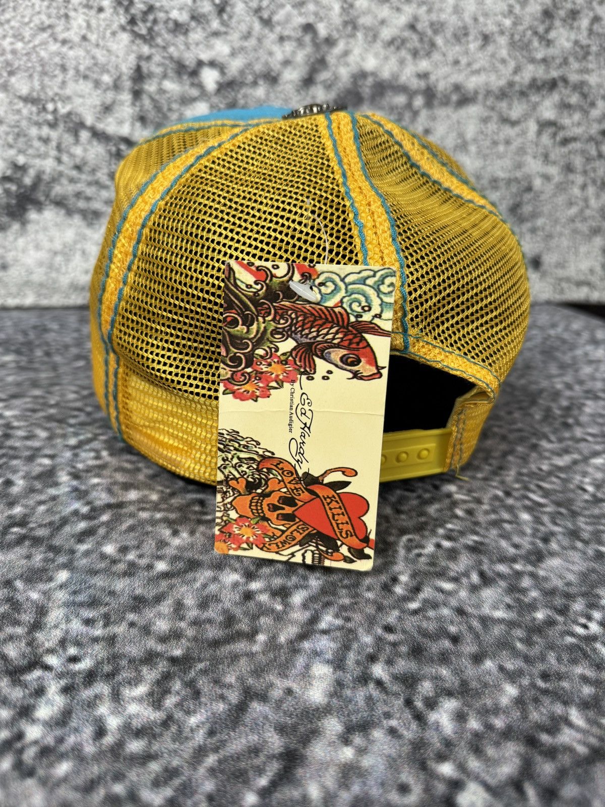 Ed Hardy Ed Hardy by Christian Audigier Baseball Trucker Cap Vintage Size ONE SIZE - 8 Thumbnail