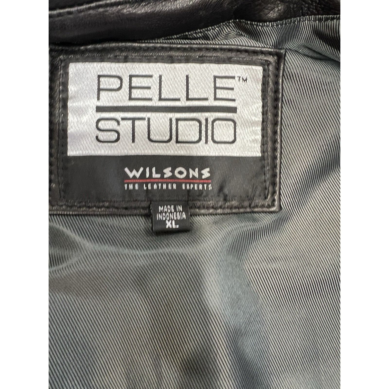 Wilsons Leather Pelle Studios Wilson’s Mens Size XL Leather Jacket,made In I Size US XL / EU 56 / 4 - 5 Thumbnail